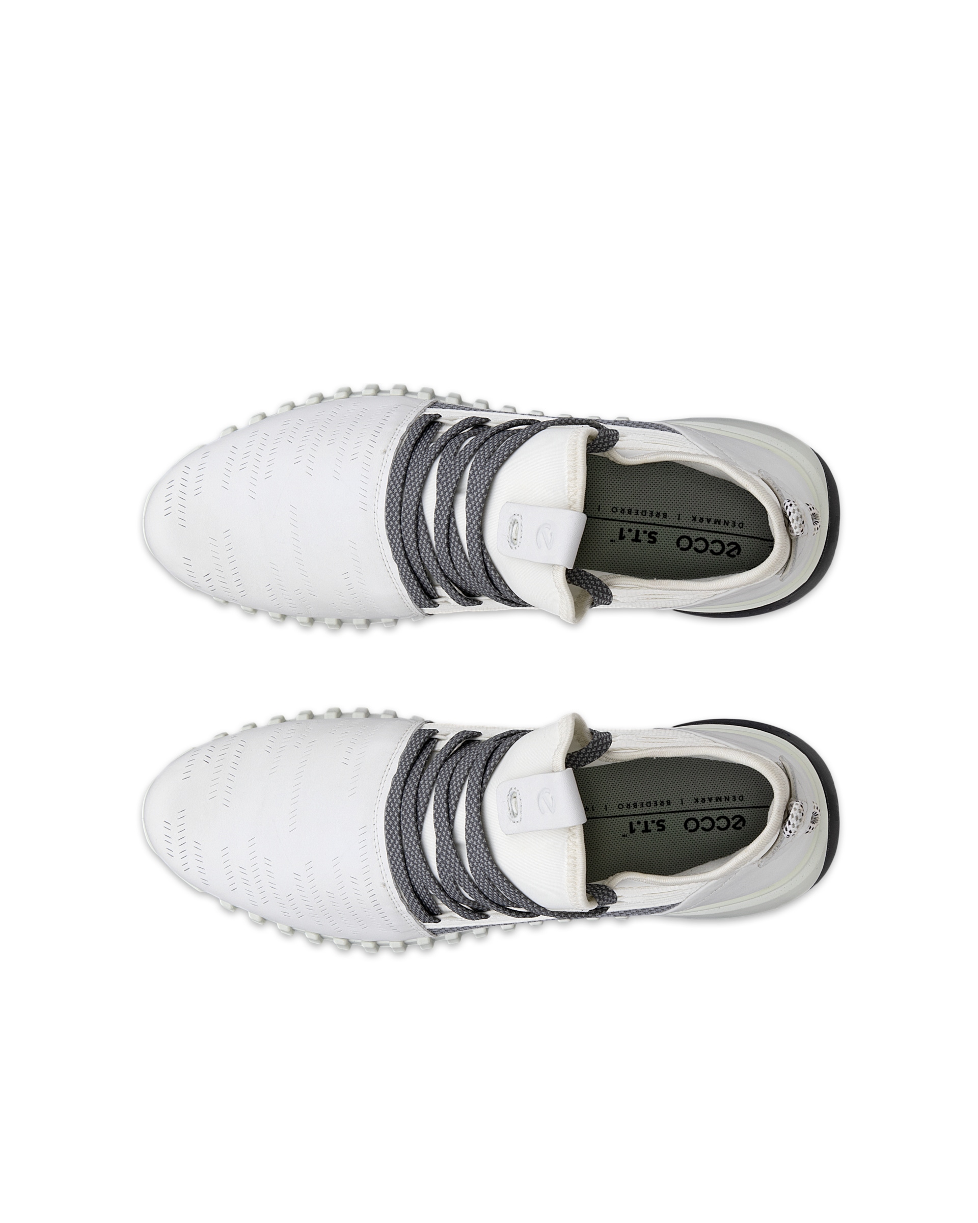 ECCO Zipflex Women's Low Lea/tex - White - Top left pair