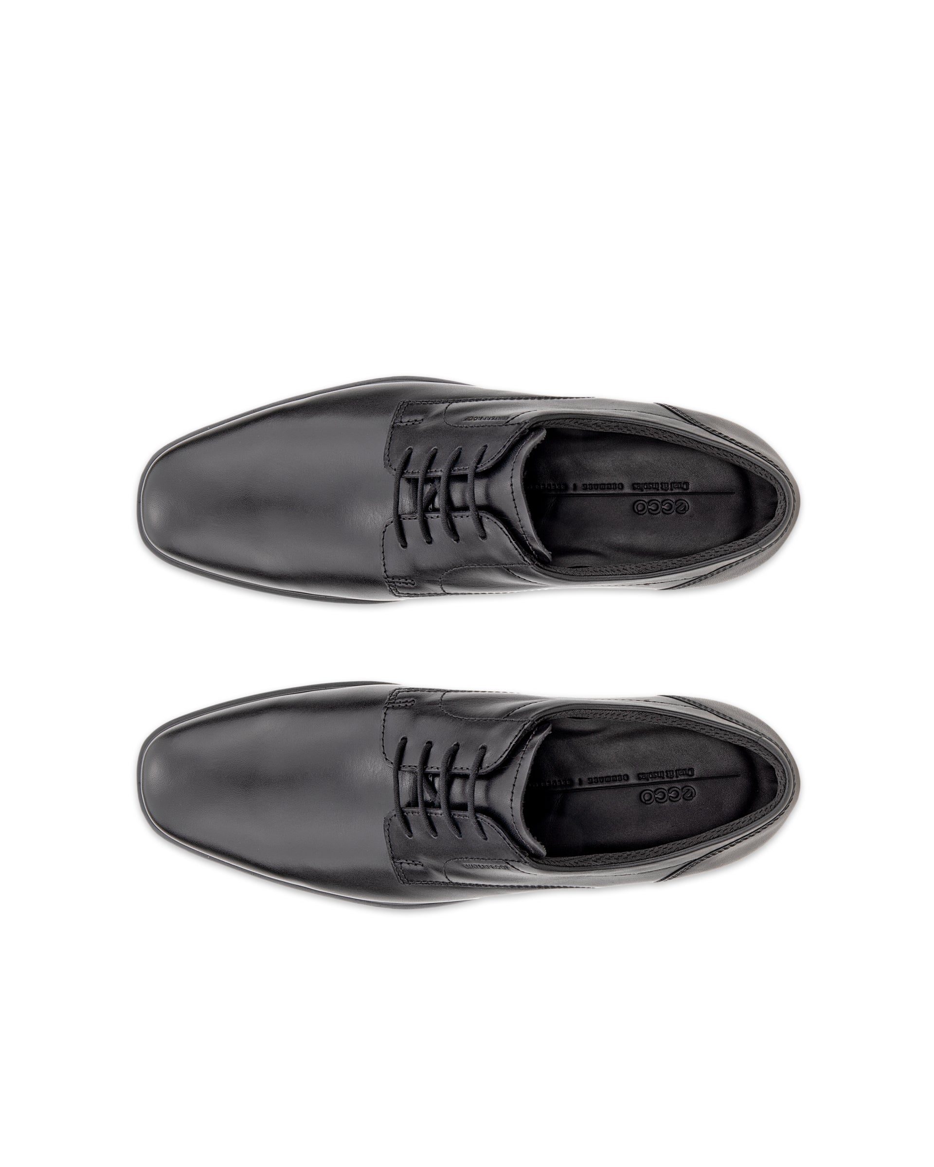 ECCO® METROPOLE MILAN muške kožne cipele derby - Crna - Top left pair