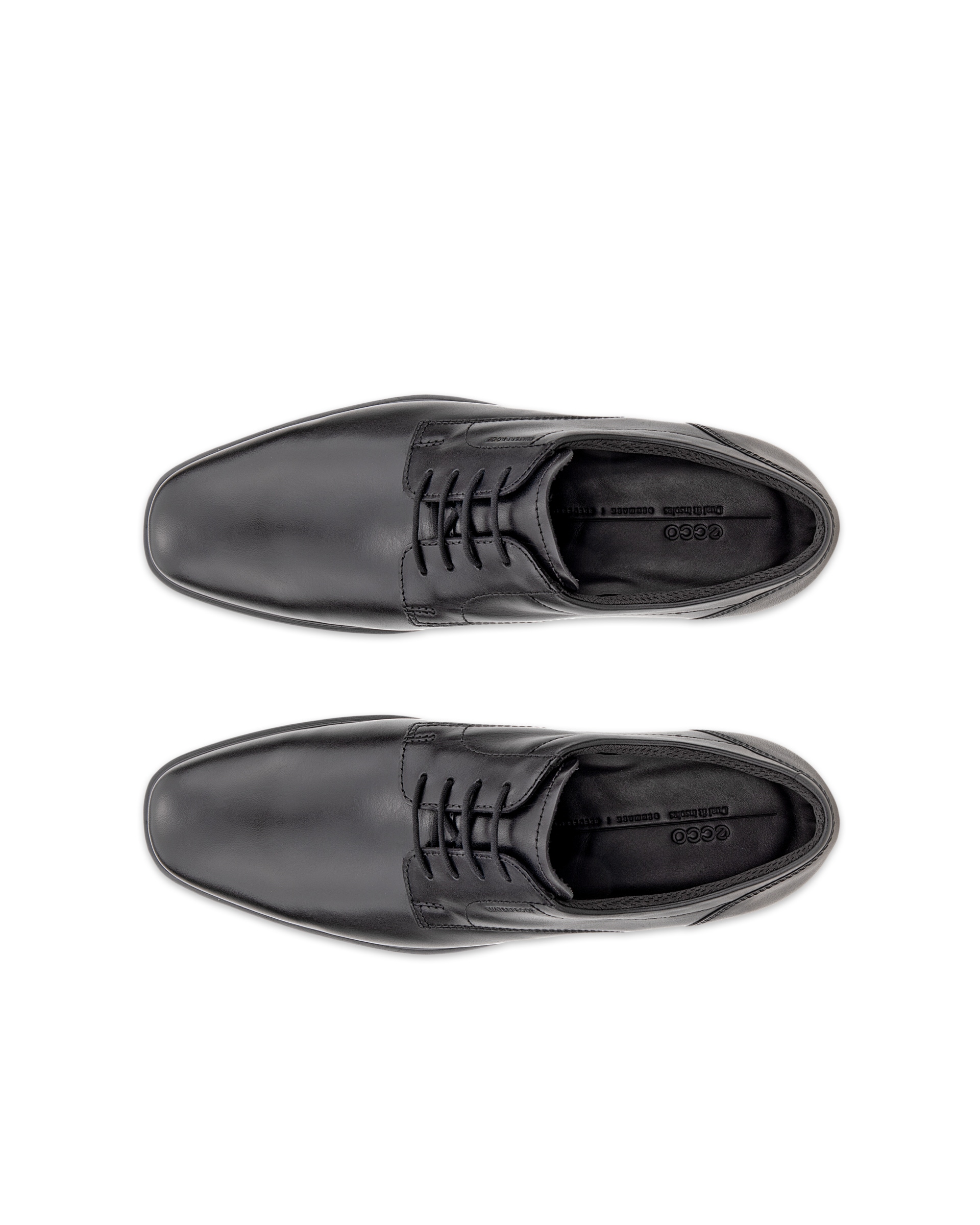 ECCO® METROPOLE MILAN muške kožne cipele derby - Crna - Top left pair