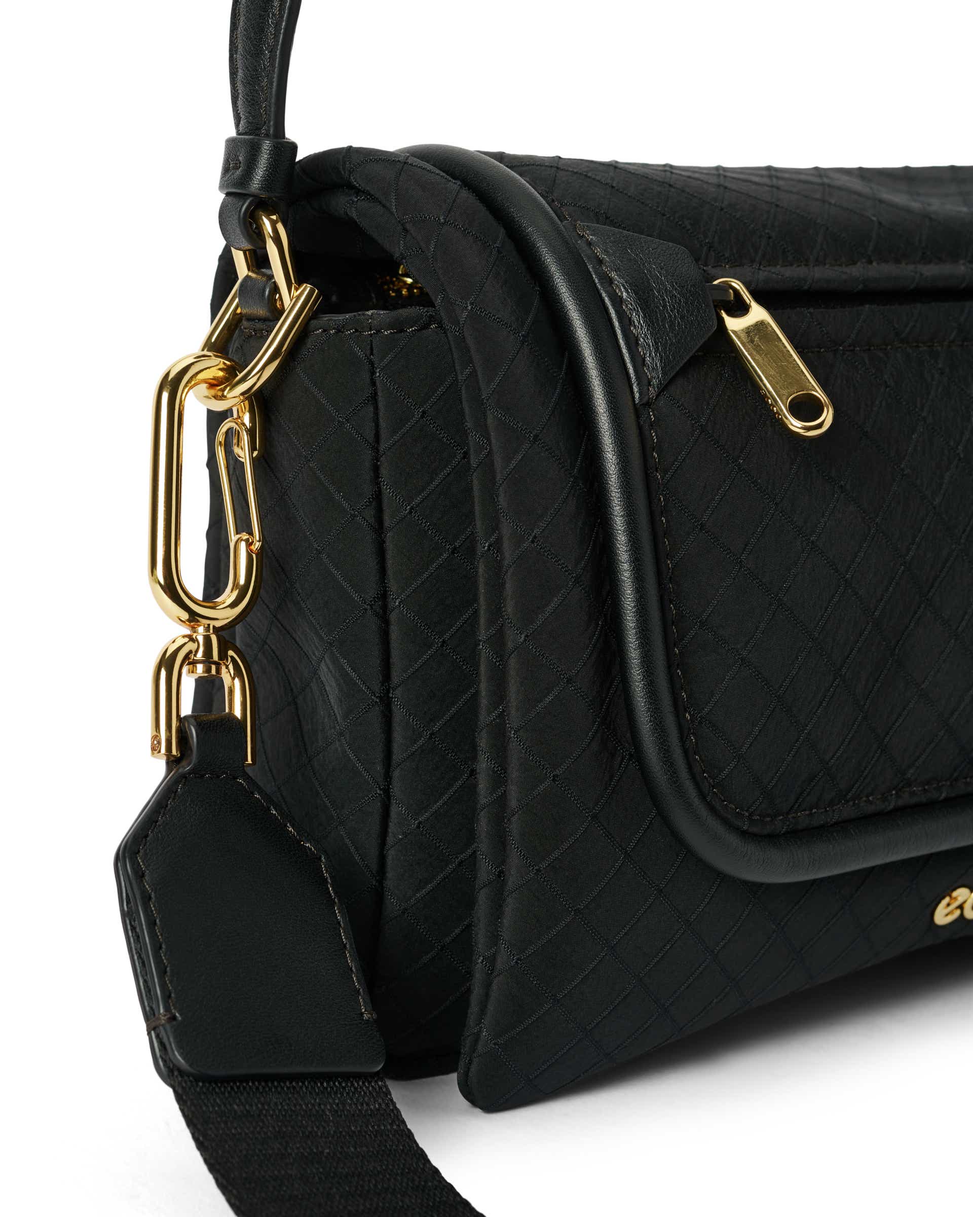 ECCO Pinch Bag L レザークロスボディバッグ - ブラック - Detail-1
