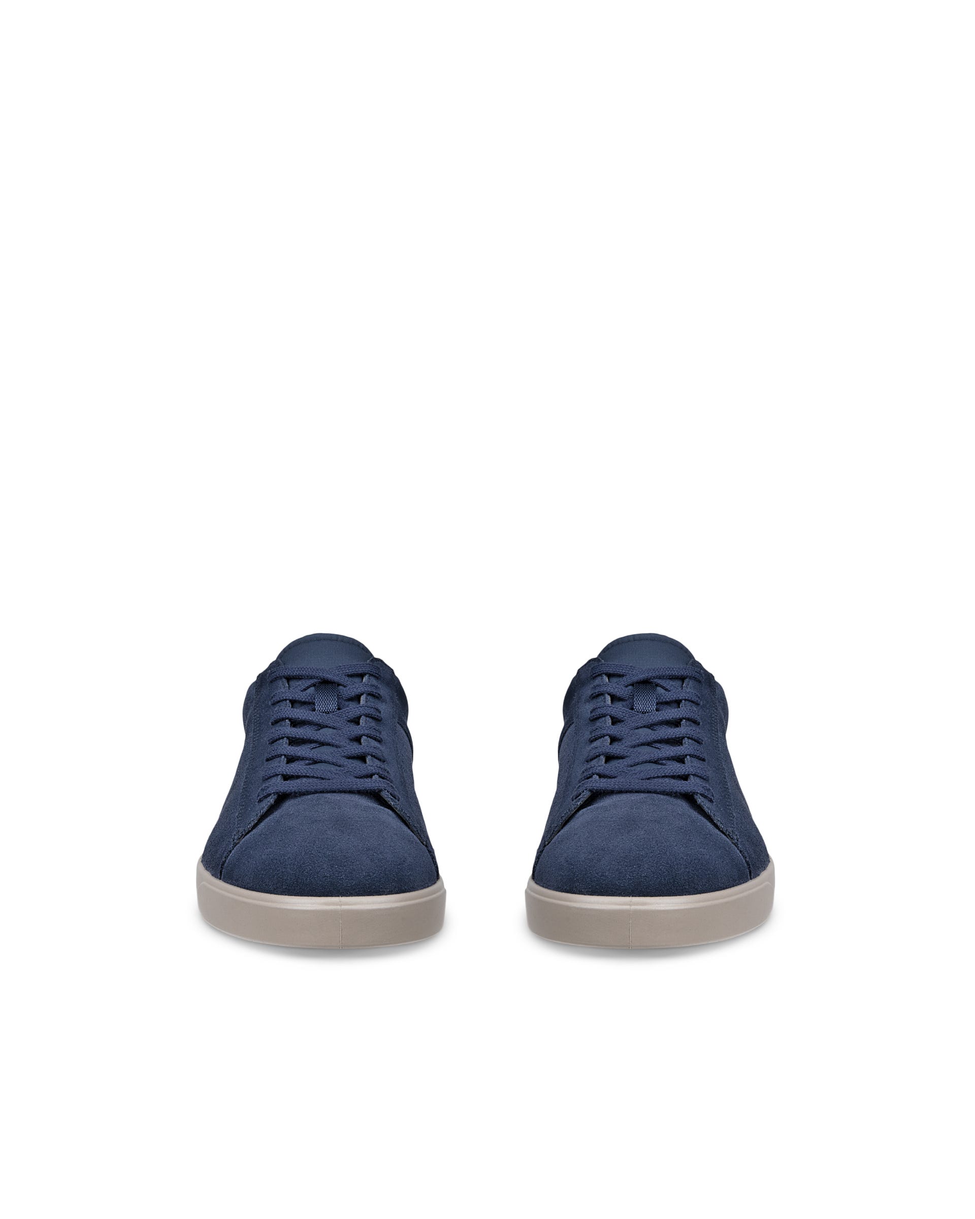 ECCO® STREET LITE herre sneakers semsket skinn - Blå - Front pair