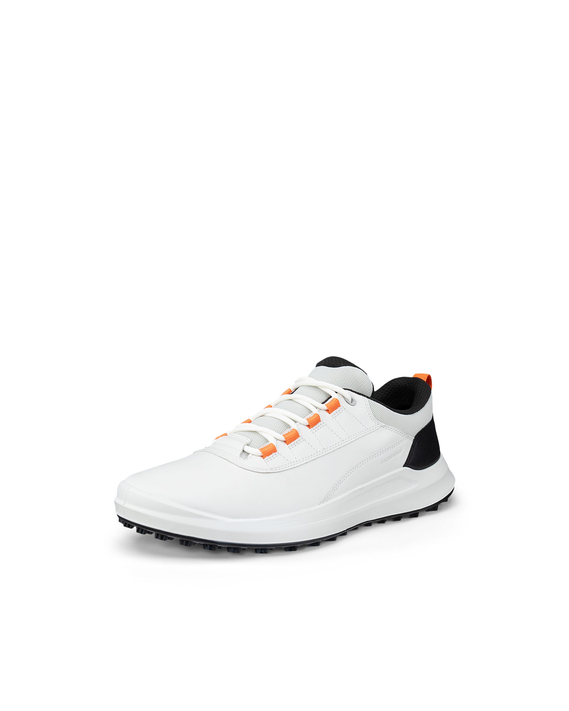 Men's ECCO® Golf Core Leather Waterproof Golf Shoe - White - Main