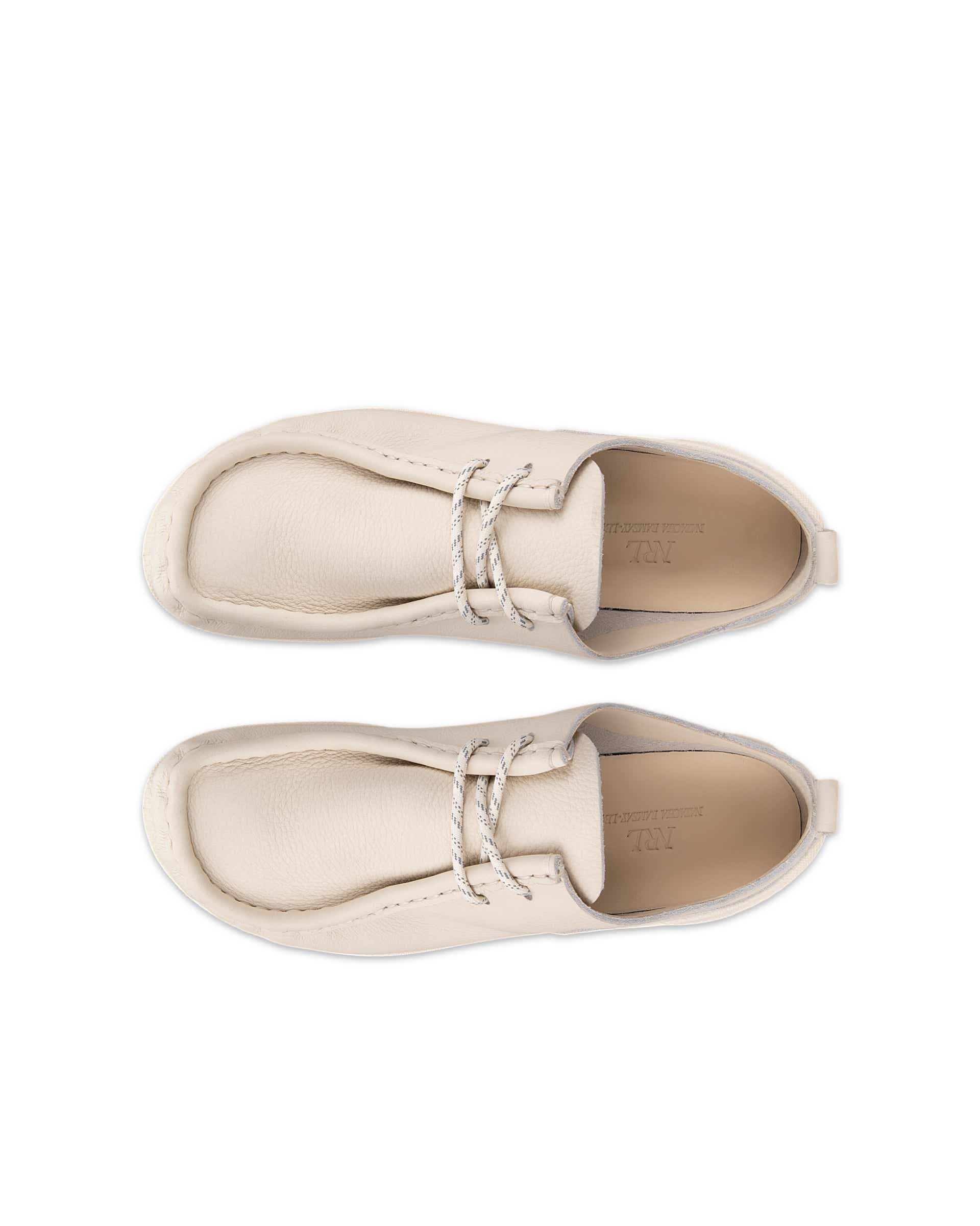 ECCO Biom Lite Women ウィメンズ レザーシューズ - ベージュ - Top left pair
