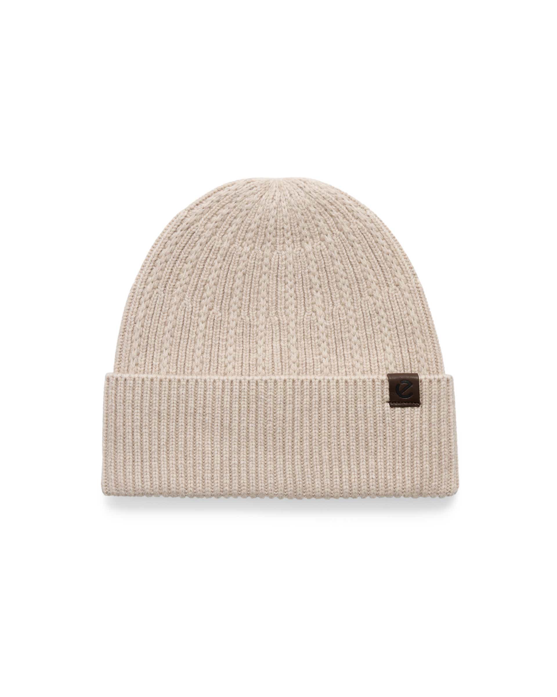 ECCO® WOMEN CABLE KNIT BEANIE Damen Mütze - Beige - Main