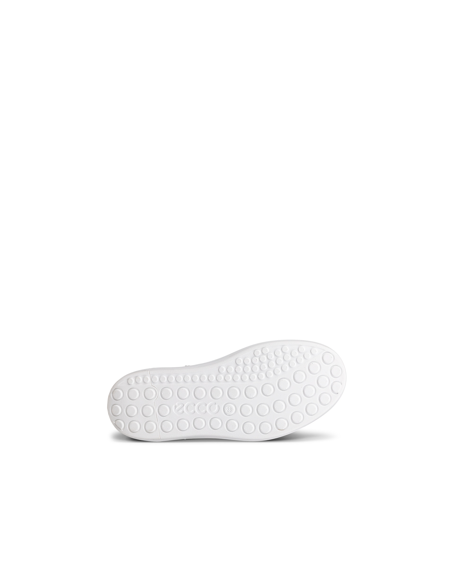 Basket en cuir à deux brides ECCO® Soft 60 pour enfants - Noir - Sole