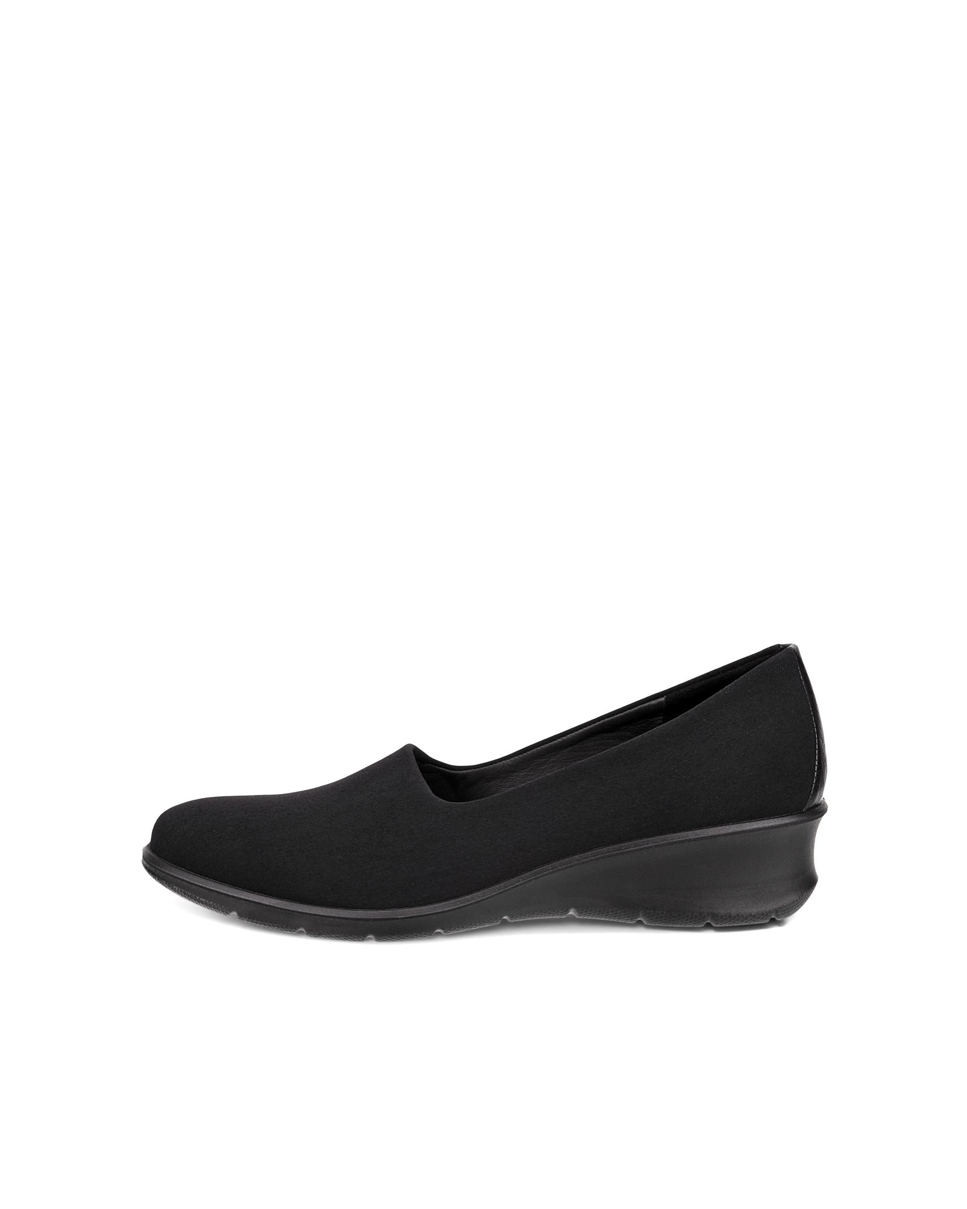 Women's ECCO® Felicia Textile Stretch Slip-On - Black - Outside