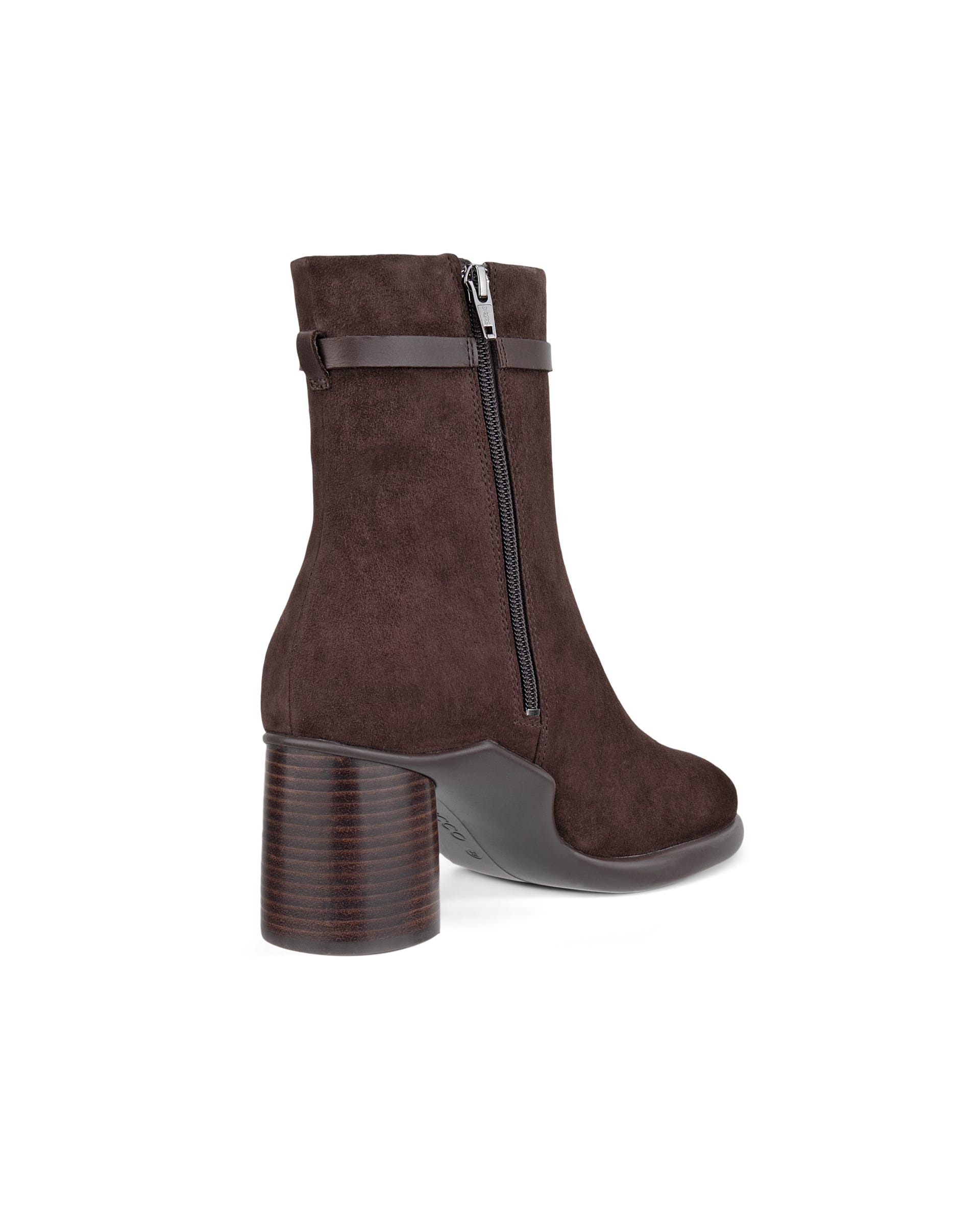 ECCO® SCULPTED LX 55 Damen Ankle Boot aus Veloursleder - Braun - Outside