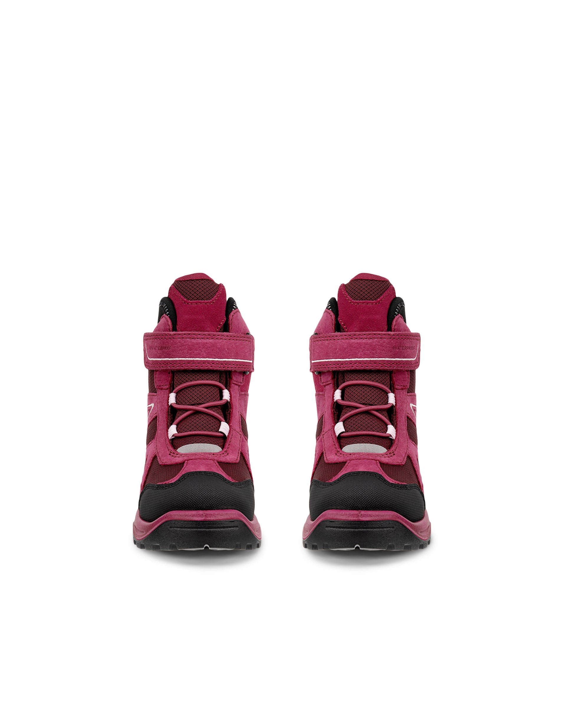 ECCO® SNOW MOUNTAIN Kinder Wasserdichte Winterstiefel aus Nubukleder - Rot - Front pair