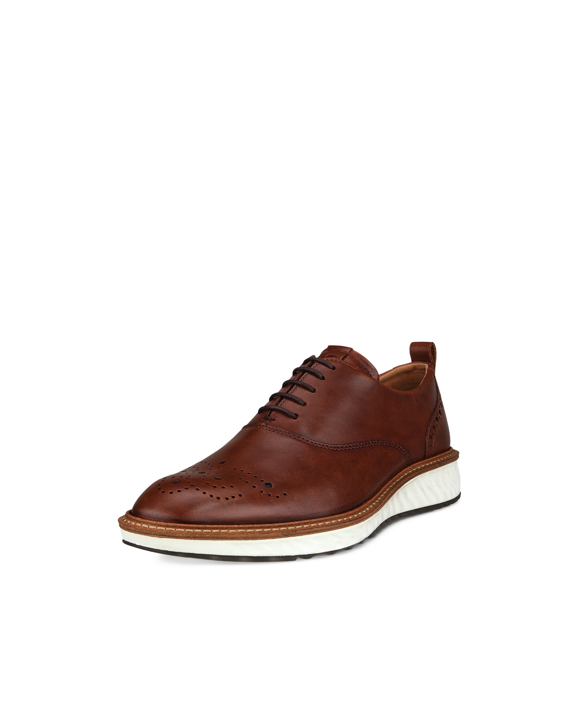 ECCO Men's ST.1 Hybrid Brogue Sneaker - Brown - Main