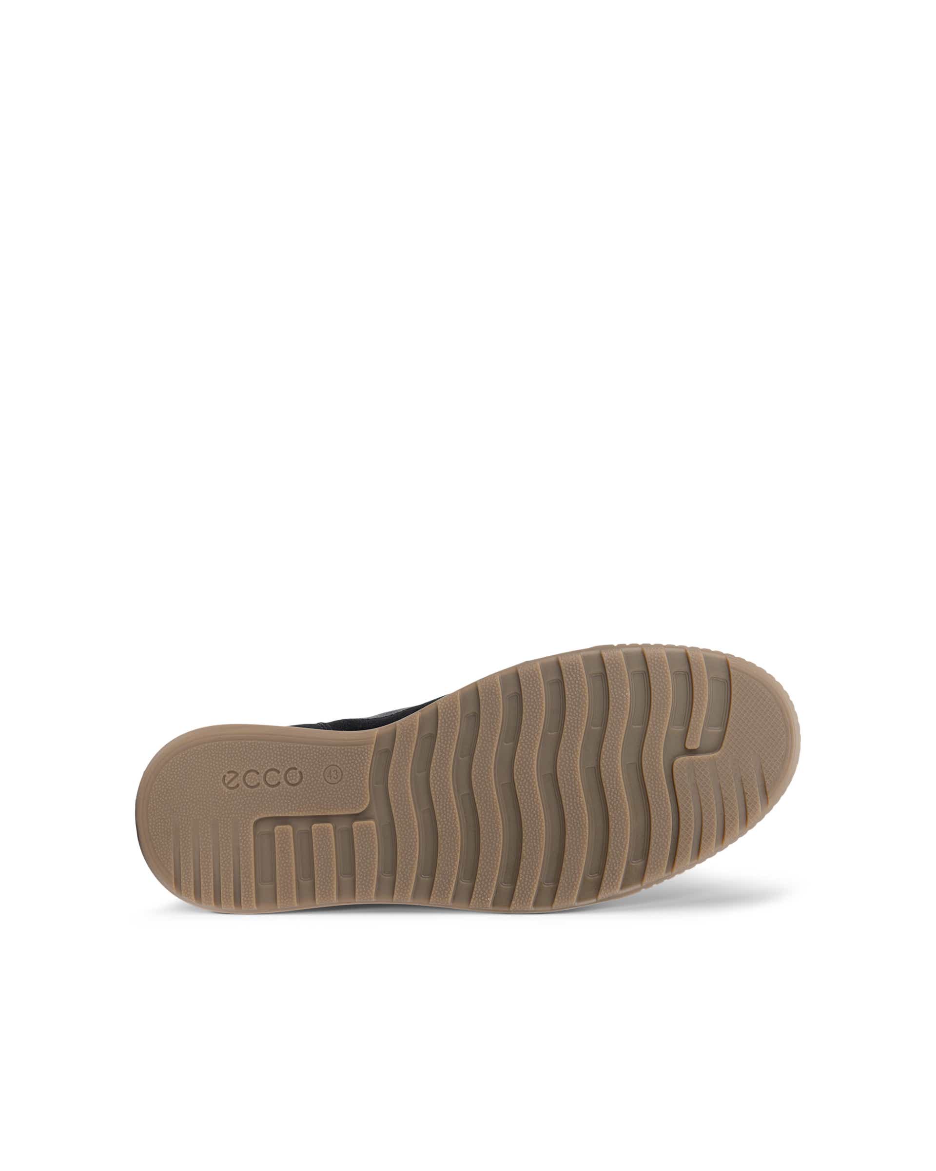 ECCO® BYPATH TRED bottines imperméable en nubuck pour homme - Noir - Sole