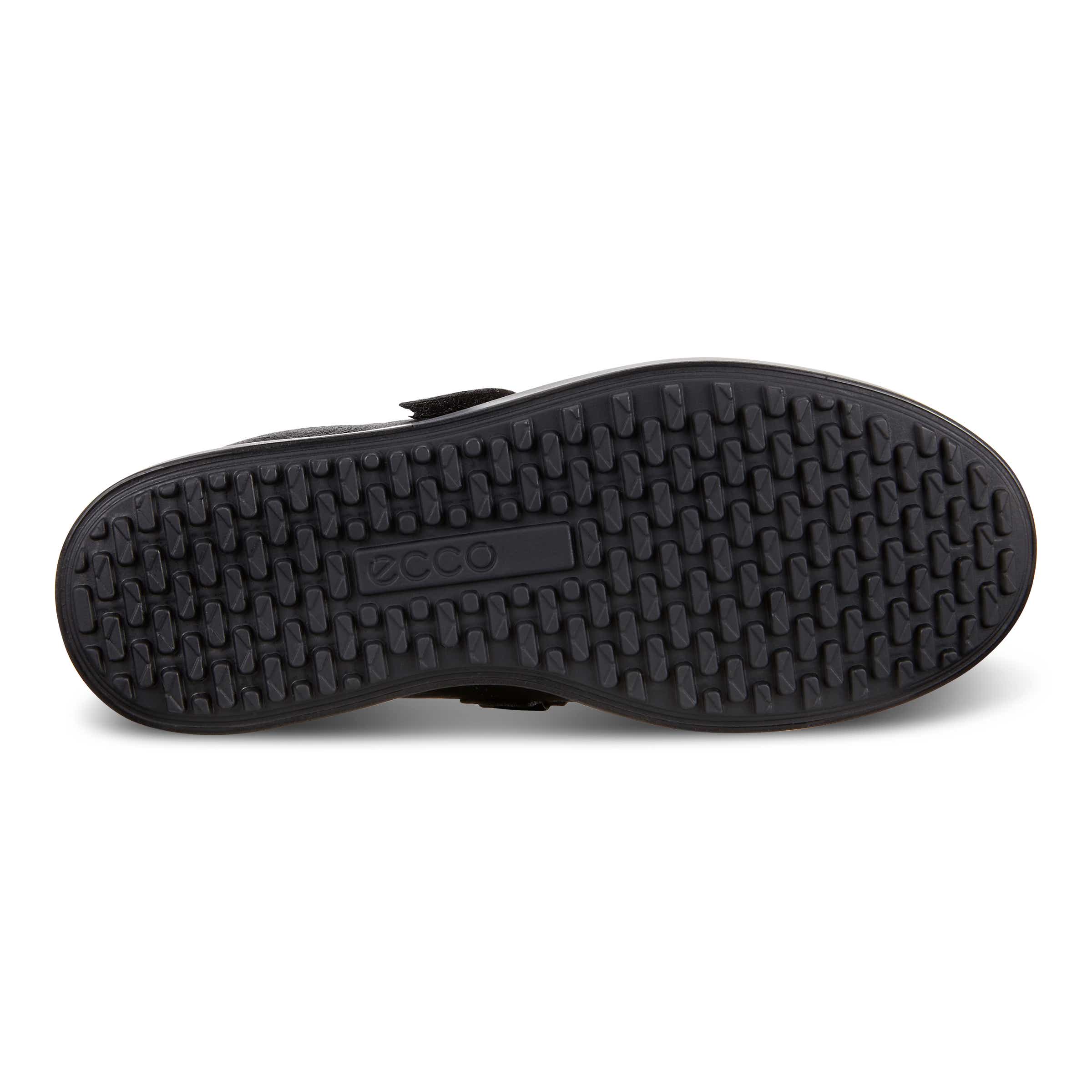 Kids' ECCO® Elli Leather Sneaker - Black - Sole