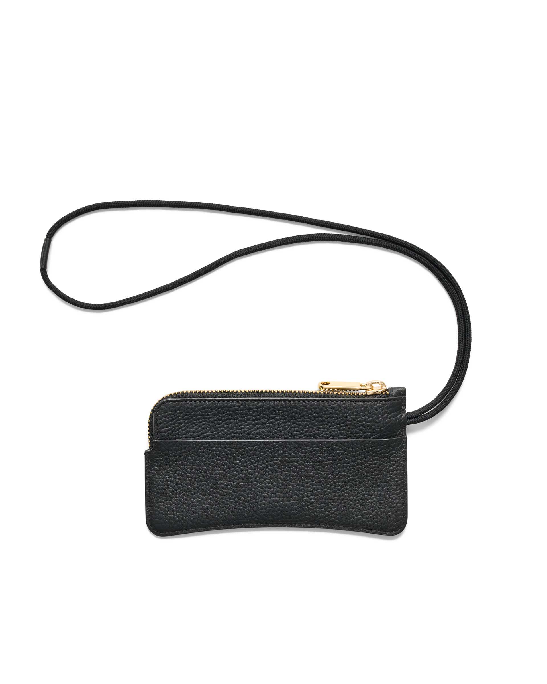 ECCO® Wristlet pochette en cuir - Noir - Back