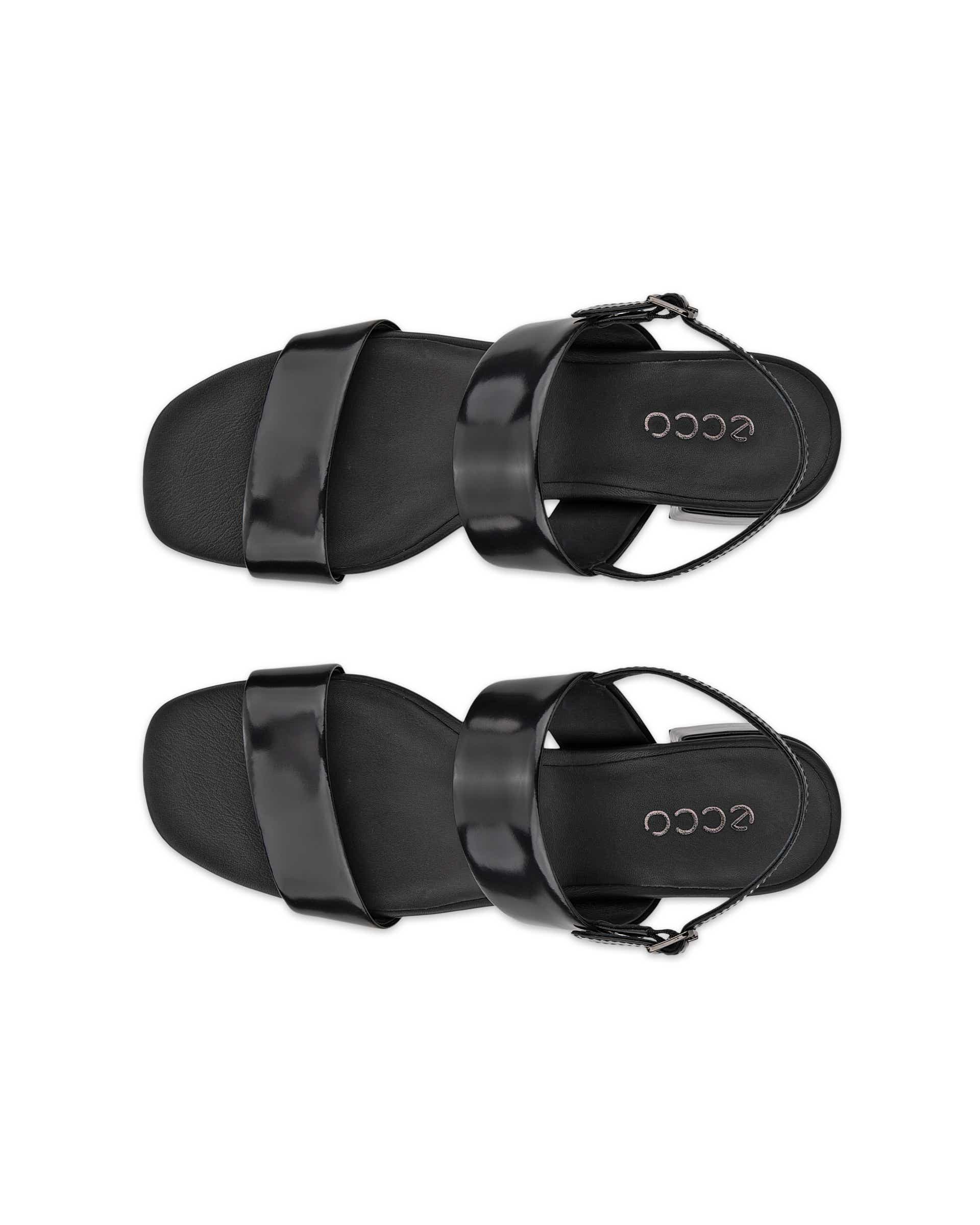 ECCO® LIVA SANDAL 35 Högklackad skinnsandal dam - Svart - Top left pair