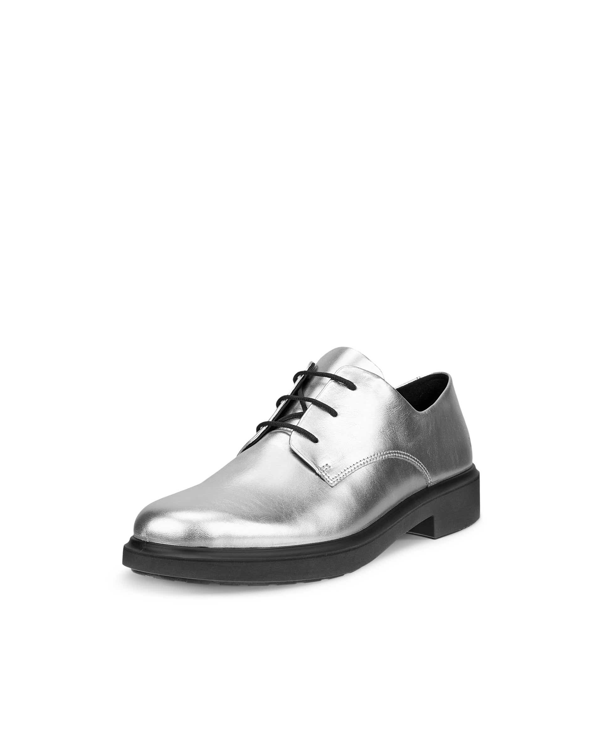 ECCO Metropole Amsterdam ウィメンズ レザーダービーシューズ - メタリック - Main
