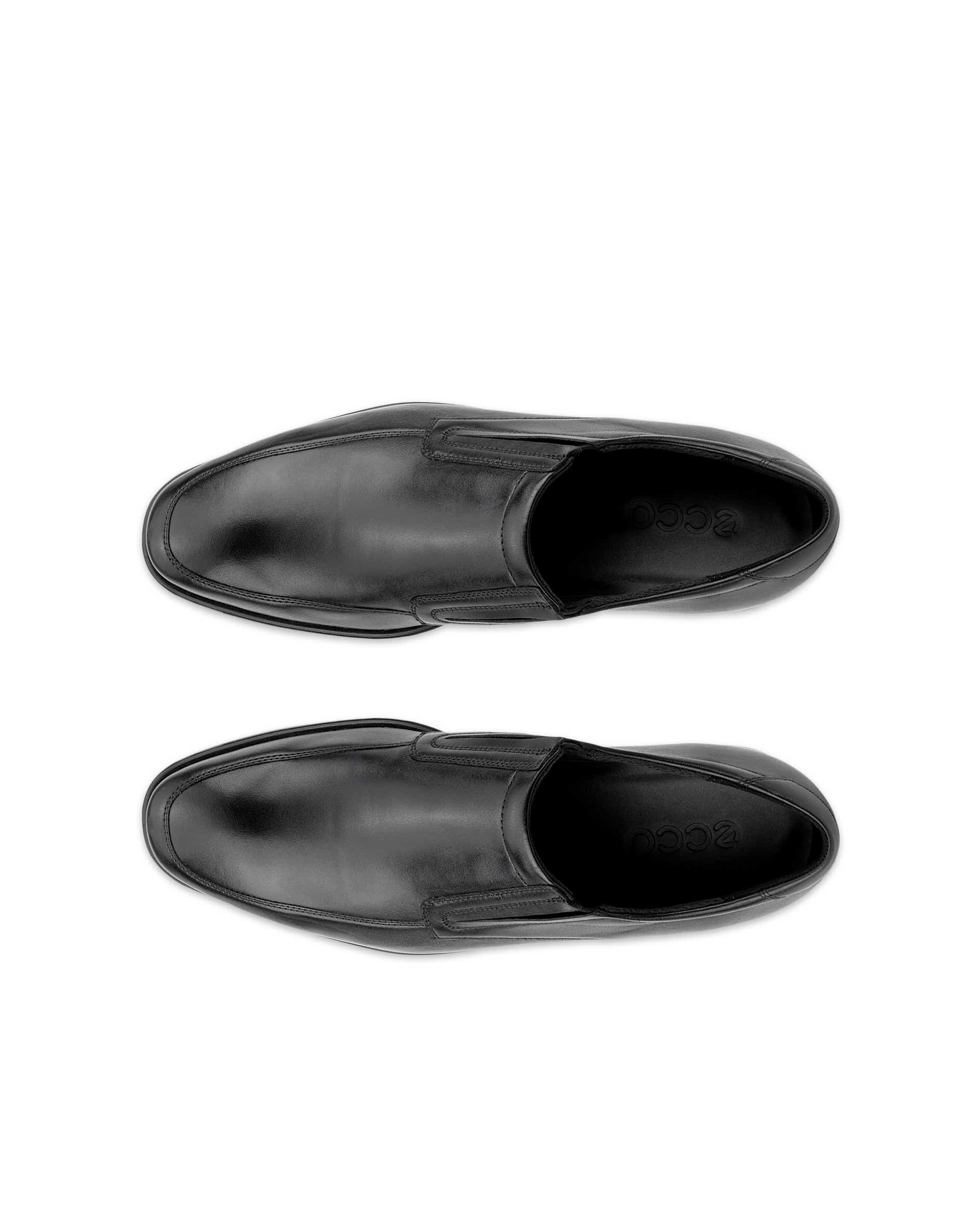 Miesten ECCO® MELBOURNE slip-on -juhlakenkä nahkaa - Musta - Top left pair
