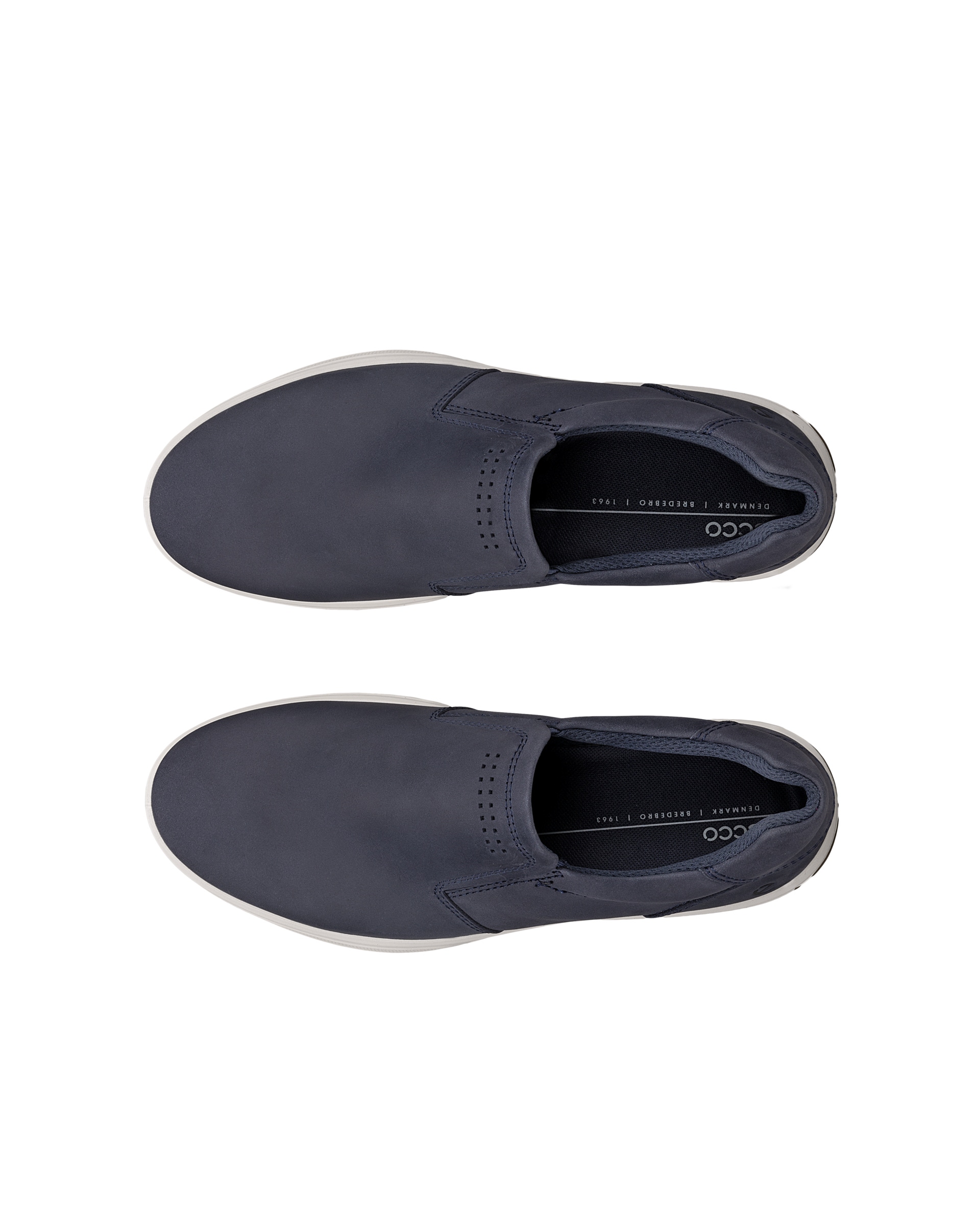 Zapatillas de nobuk ECCO® Byway 2.0 para hombre - Azul - Top left pair