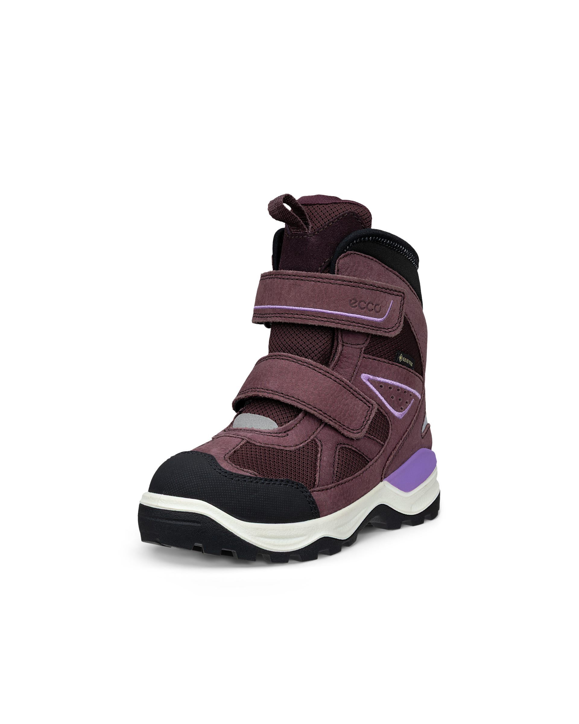 ECCO® SNOW MOUNTAIN nubuko „Gore-Tex“ žieminiai batai vaikams - Violetinė - Outside