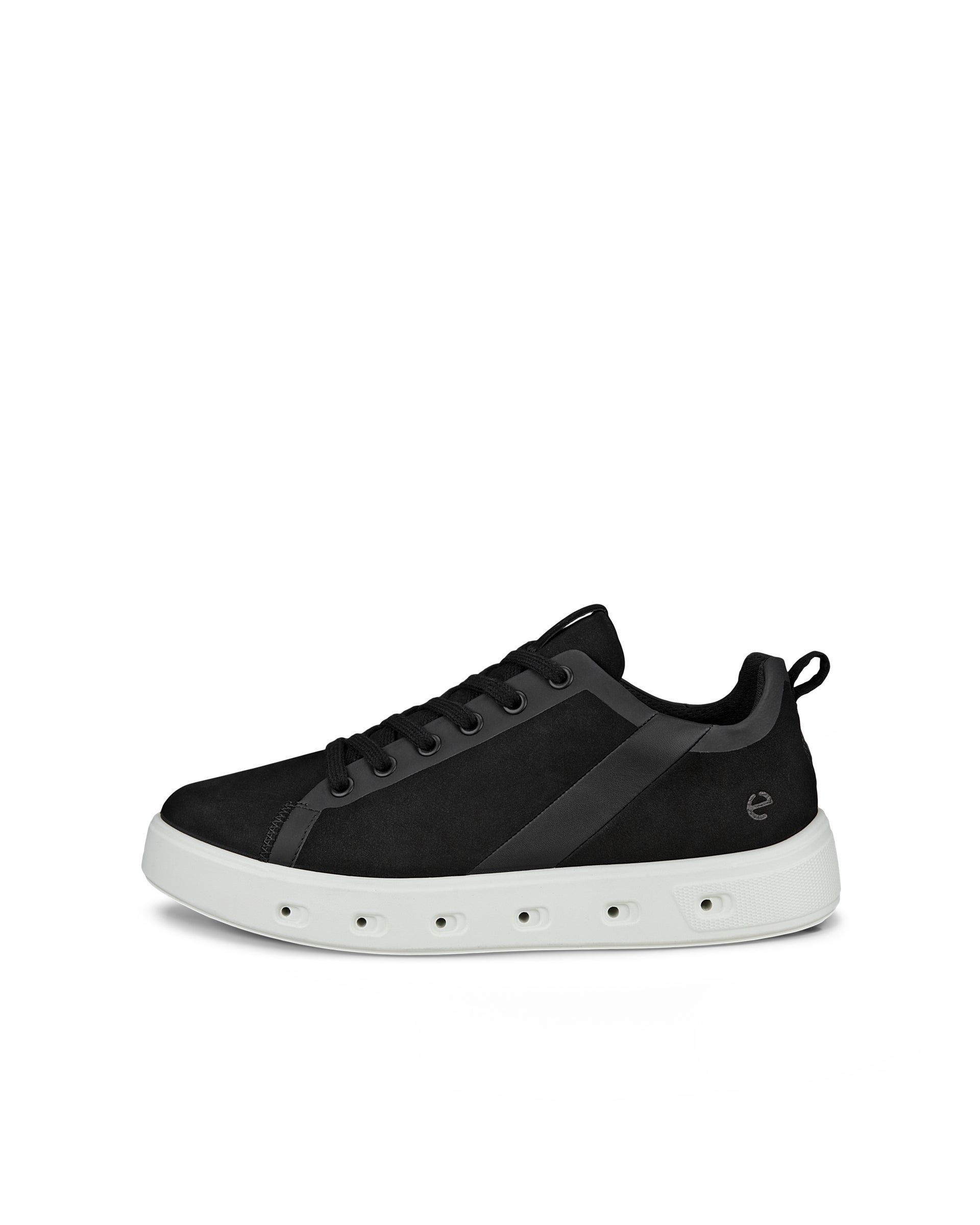 ECCO® Street 720 női nubuk Gore-Tex sneaker - Fekete - Outside