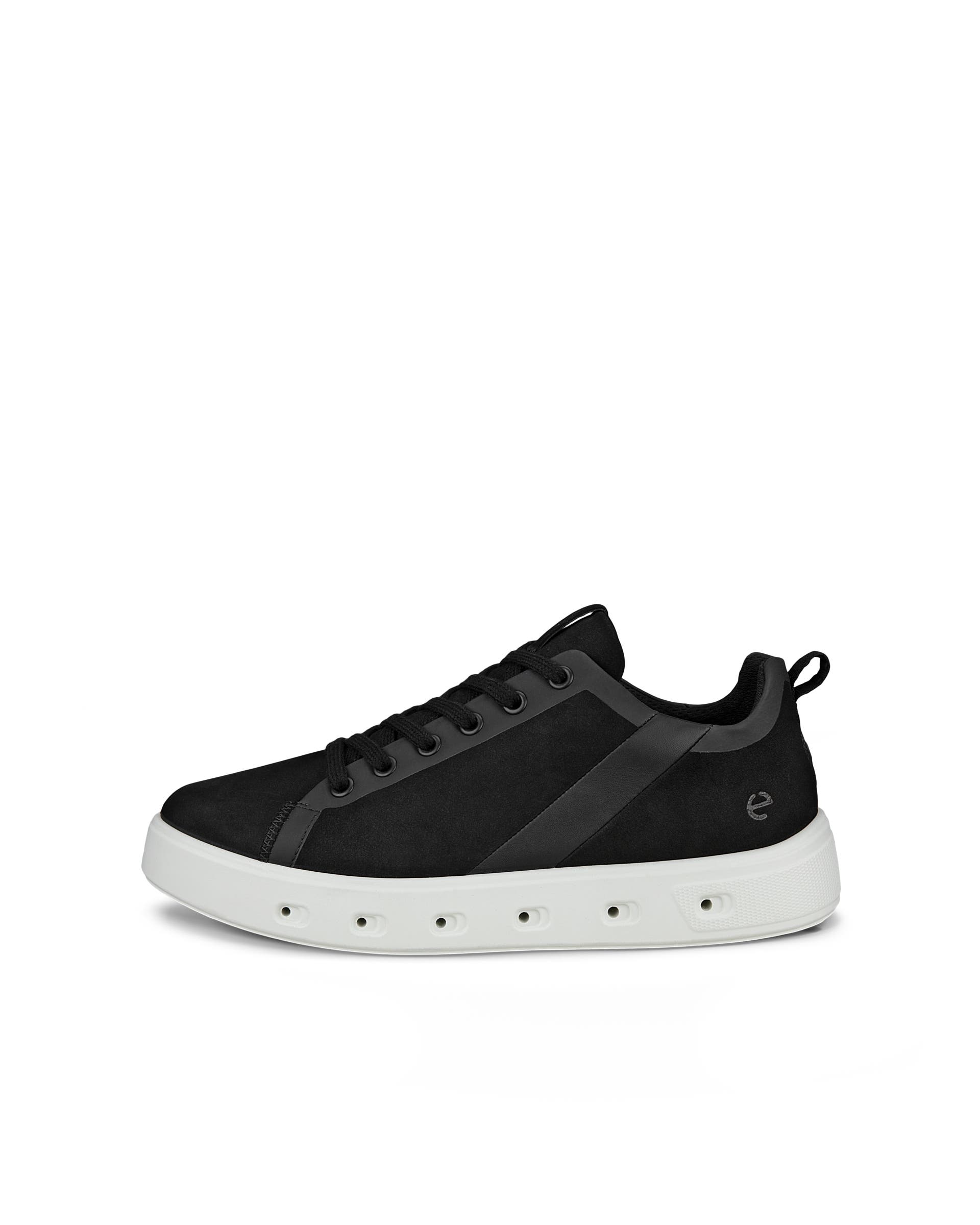 ECCO® Street 720 Dames nubuck Gore-Tex sneaker - Zwart - Outside