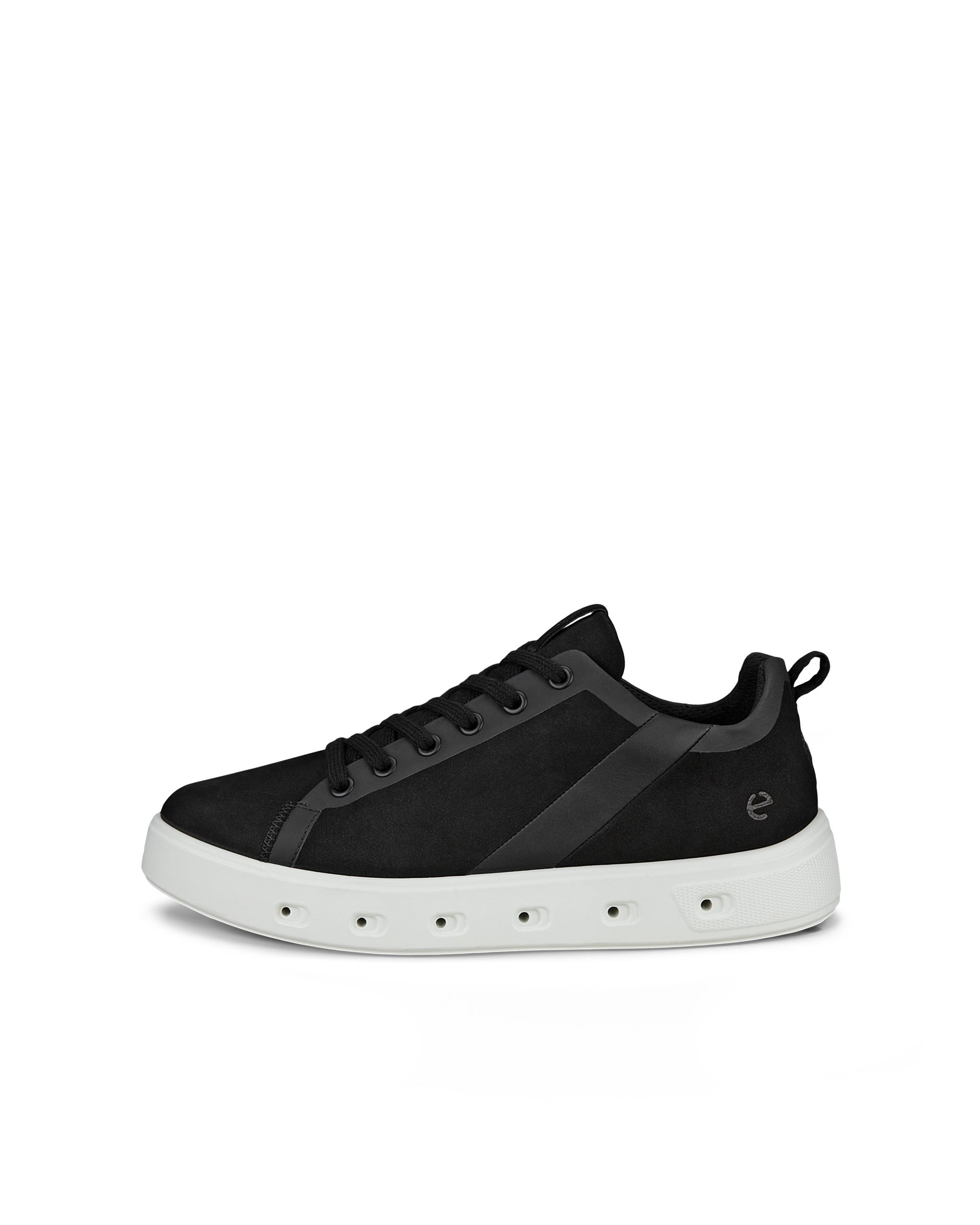 ECCO® Street 720 Dames nubuck Gore-Tex sneaker - Zwart - Outside