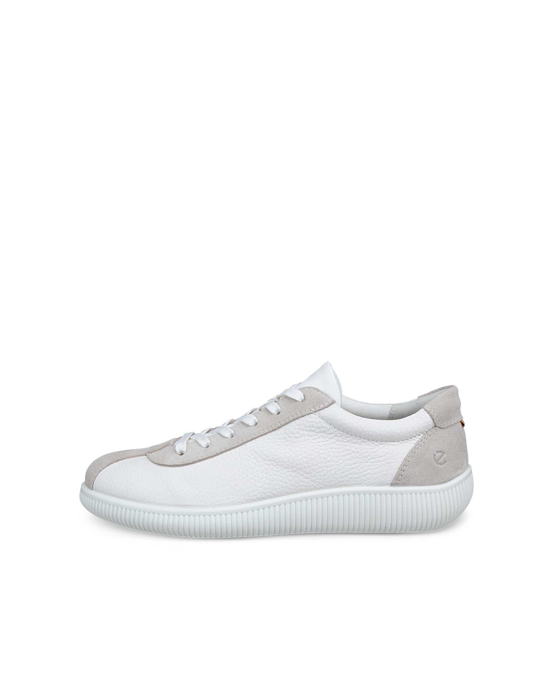 Dámské kožené tenisky ECCO® Soft Zero - Bílá - Outside