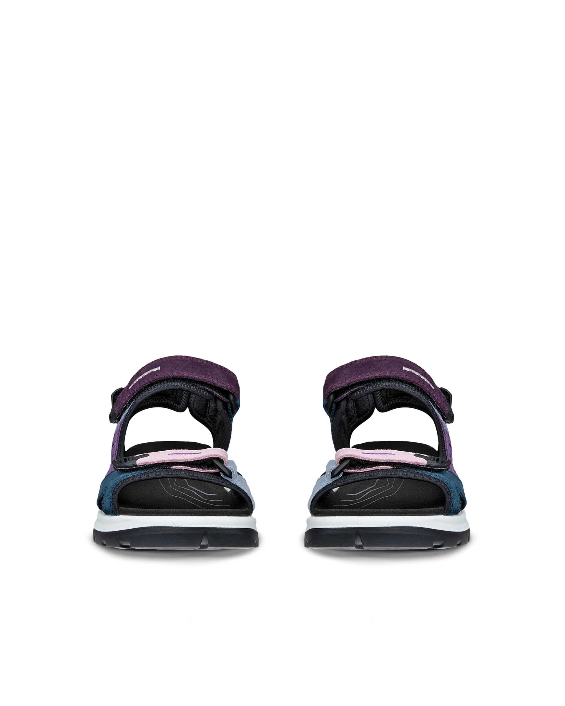 ECCO Offroad Women ウィメンズ ヌバックハイキングサンダル - マルチカラー - Front pair