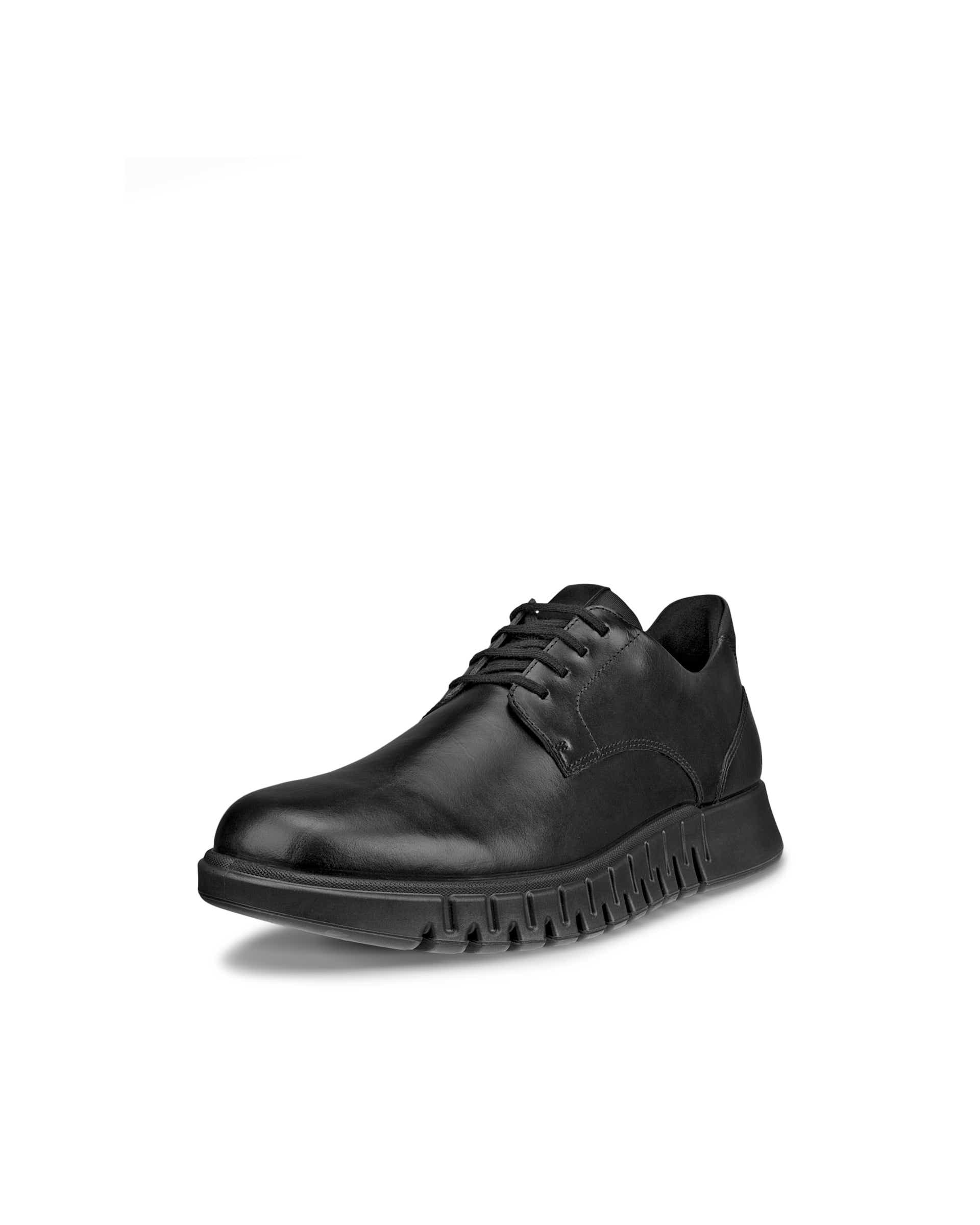 ECCO® Gruuv Studio chaussures sans lacet en cuir pour homme - Noir - Main