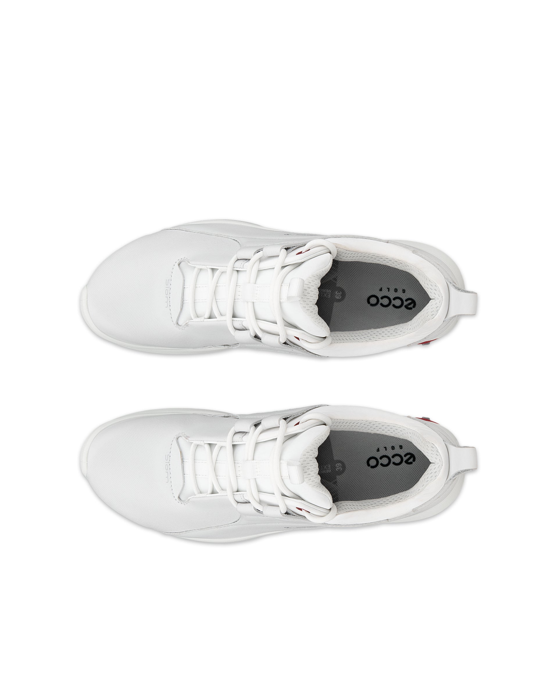 ECCO® Golf Biom Tour veekindlad naastudega nahast golfijalats naistele - Valge - Top left pair