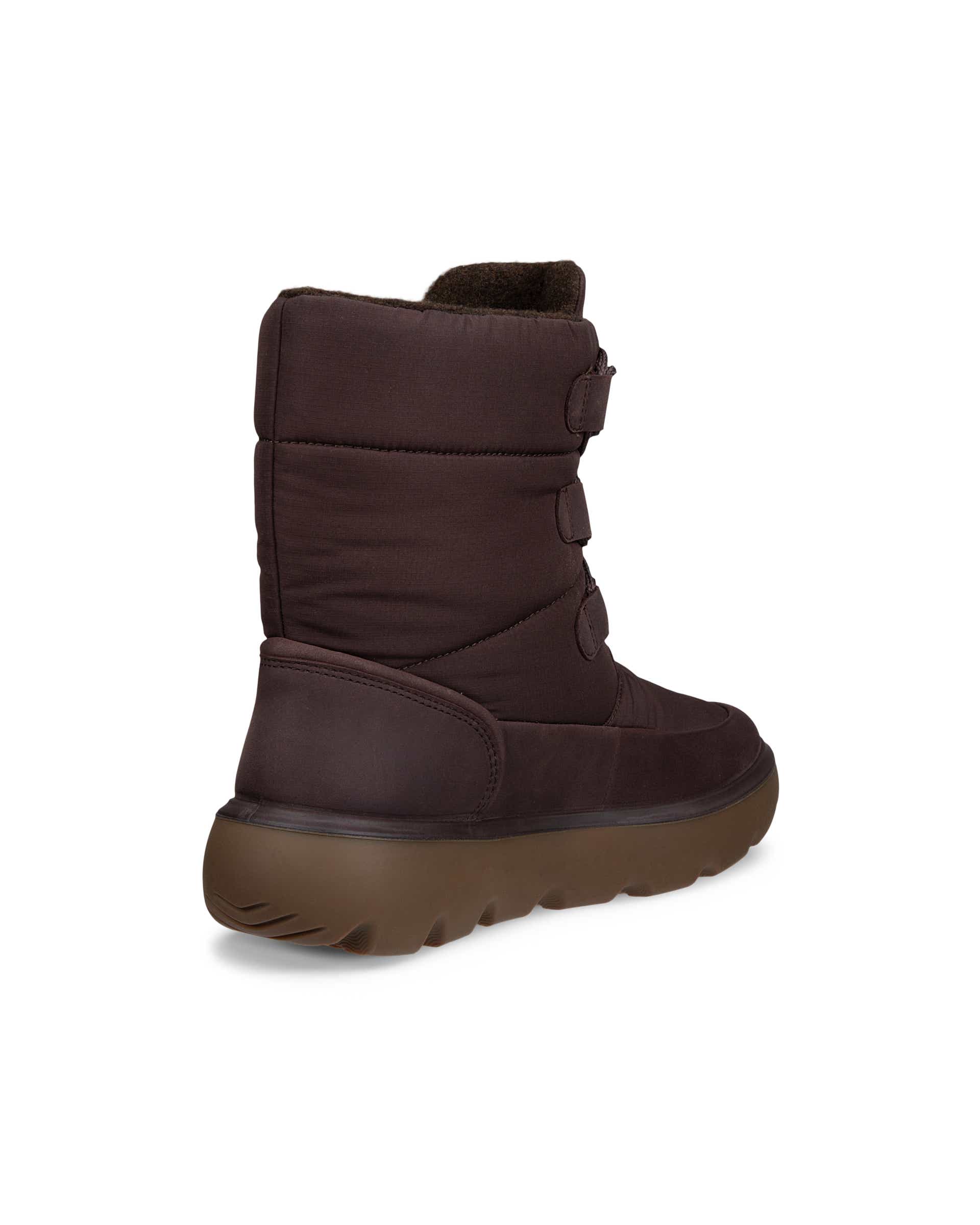 ECCO® GLACIA Vattentät vintersko i textil dam - Brun - Back