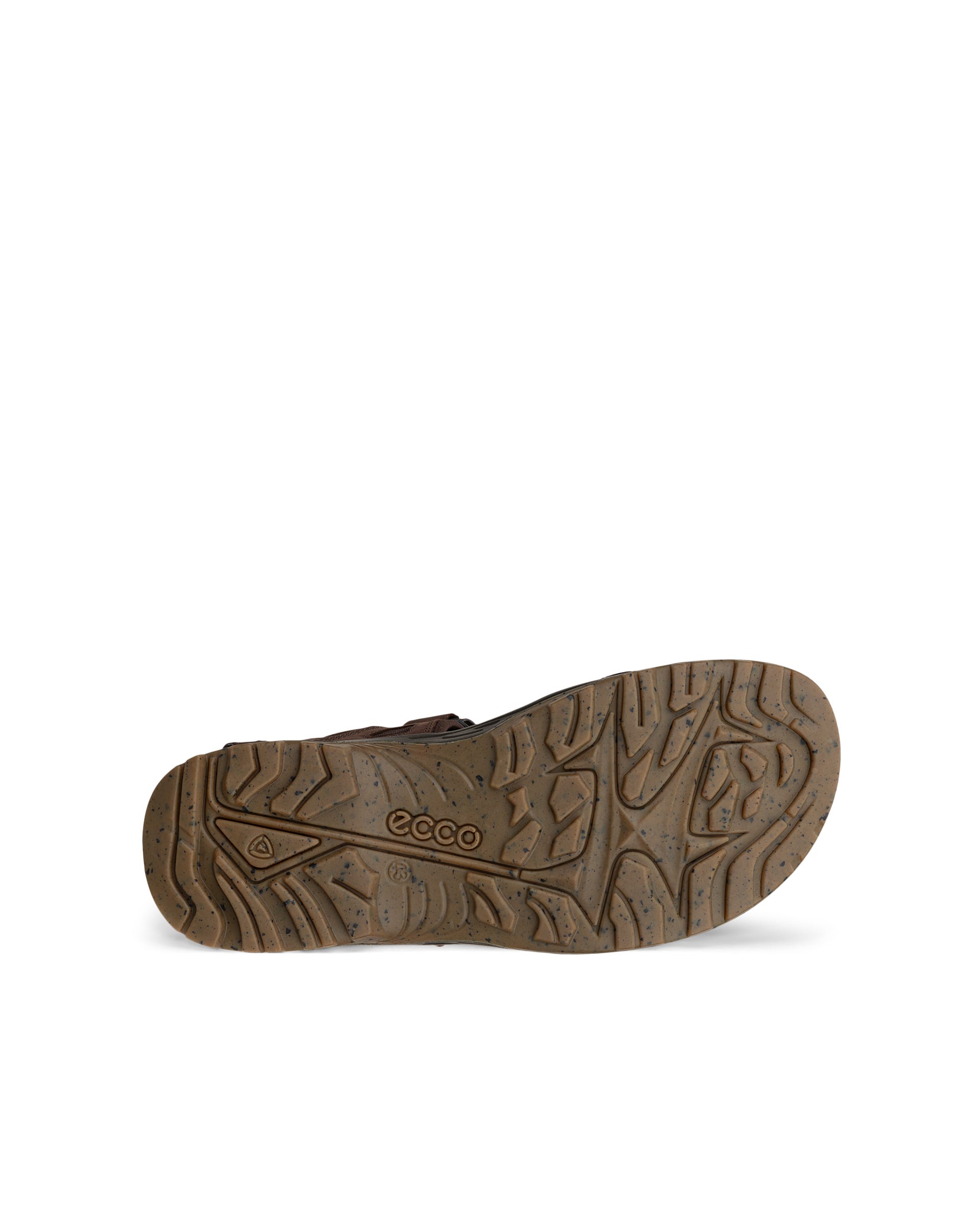 Męskie nubukowe sandały outdoor ECCO® Offroad - Brązowy - Outside