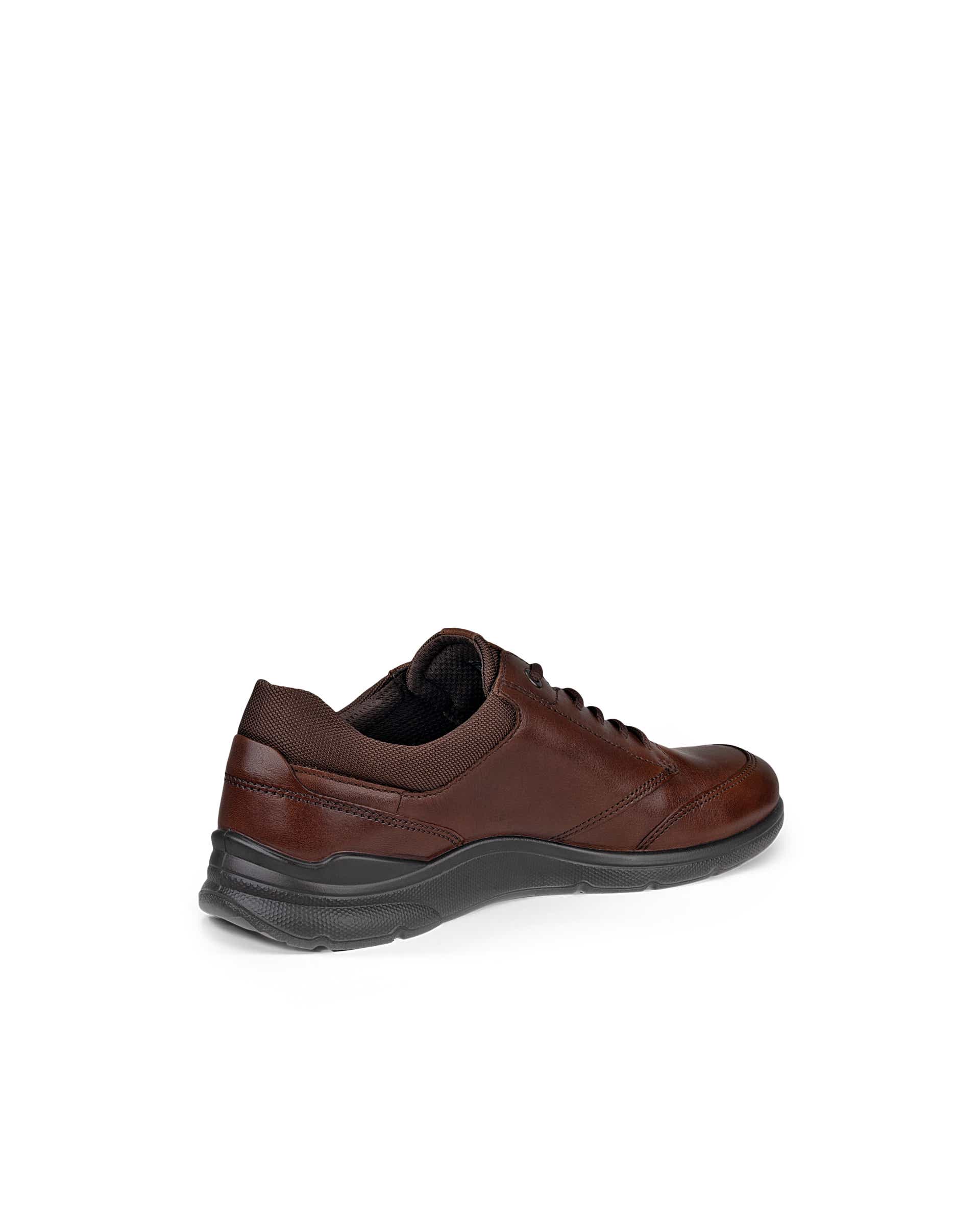 ECCO® Irving chaussures à lacet en cuir pour homme - Brun - Back