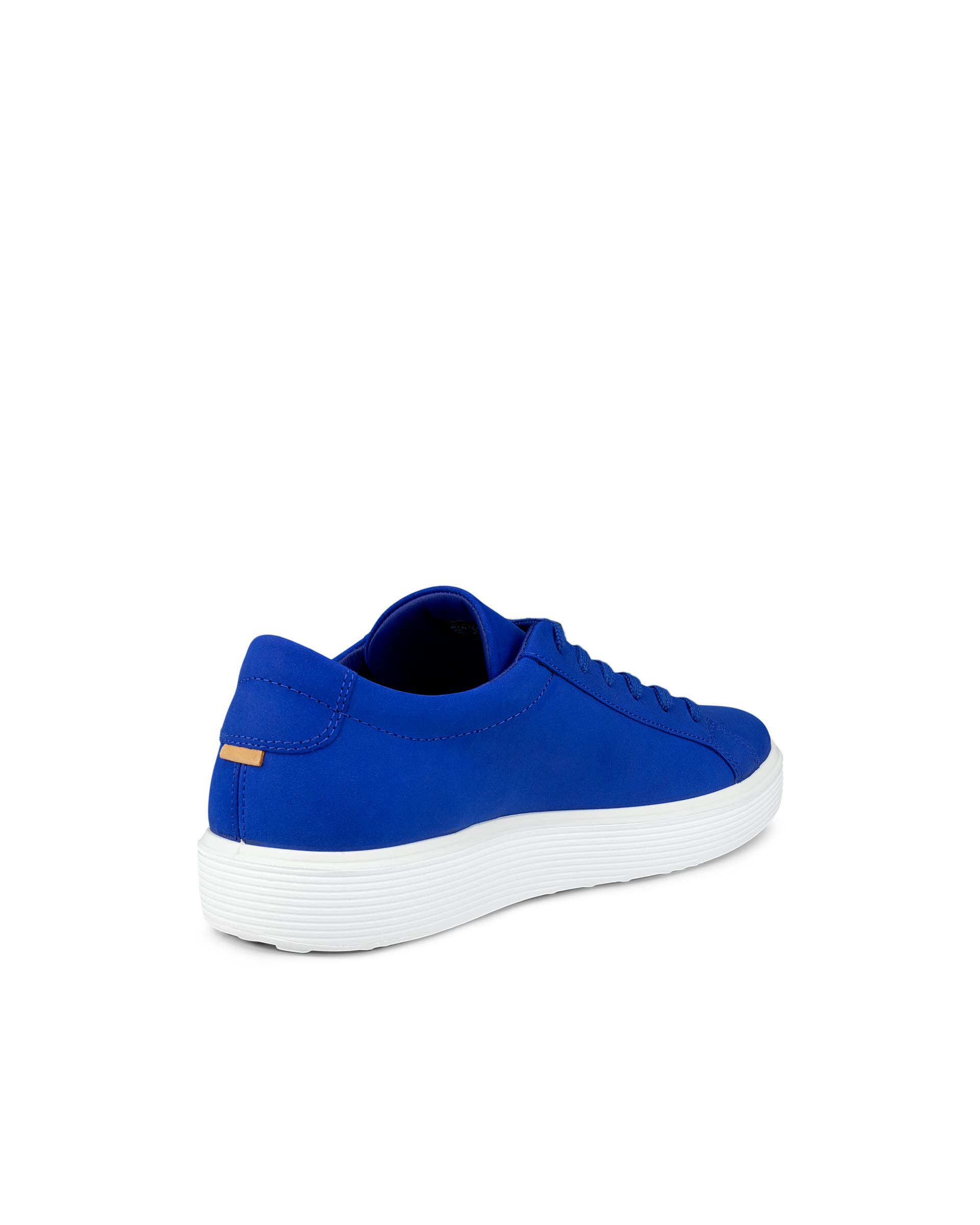 ECCO® Soft 60 Herren Sneaker aus Nubukleder - Blau - Back