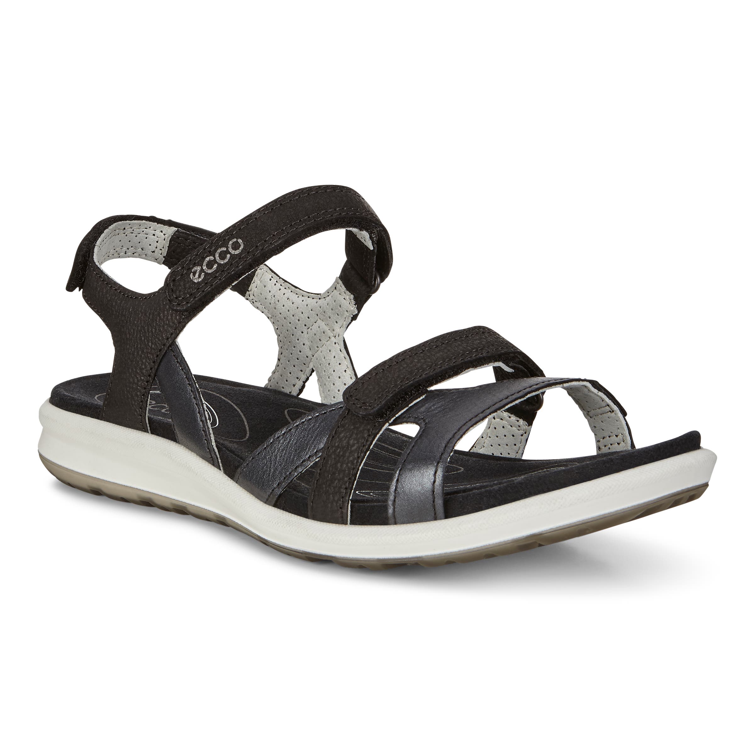 ECCO Women's Cruise II Sandals - Black - Main