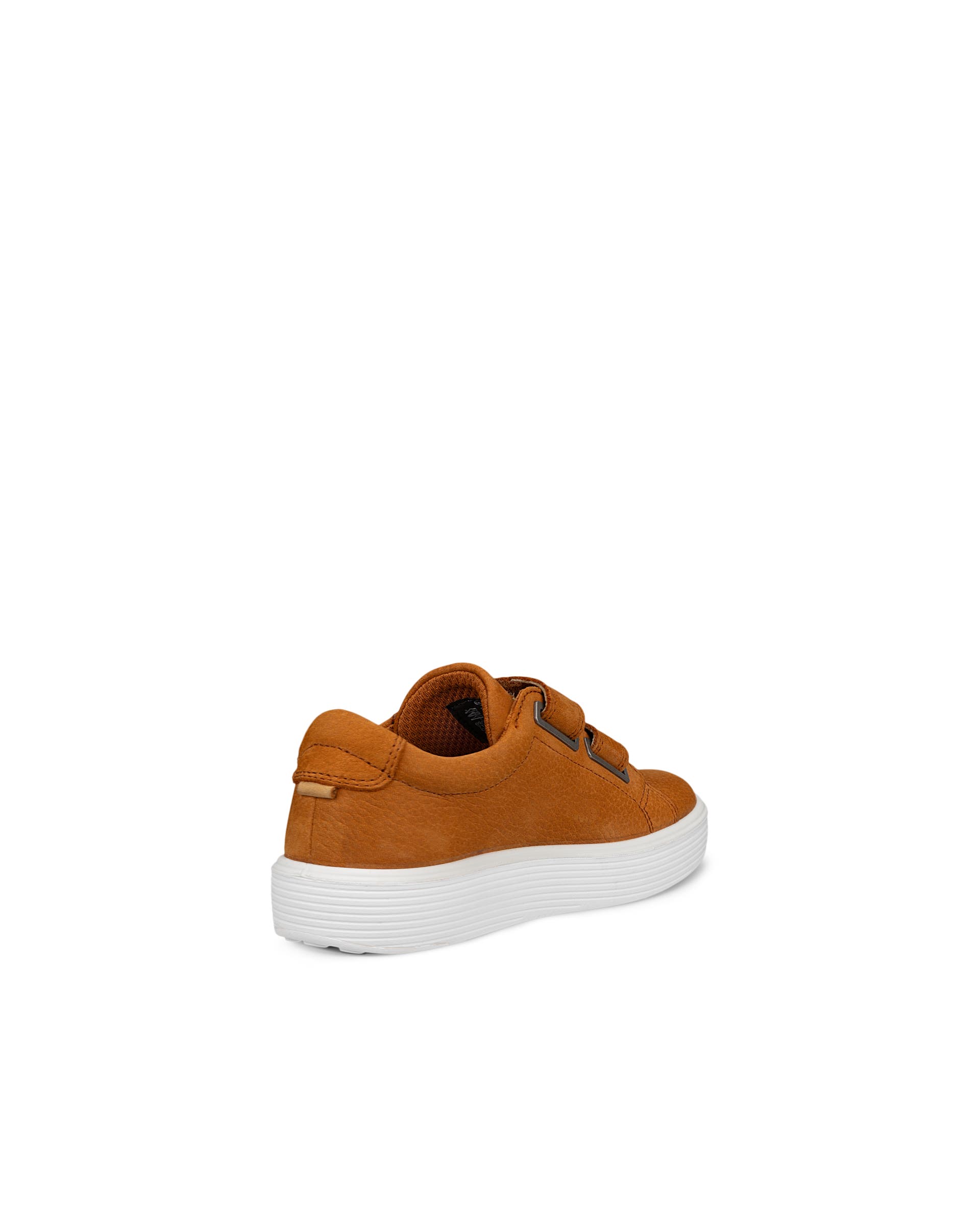 Kids' ECCO® SOFT 60 Nubuck Sneaker - Brown - Back