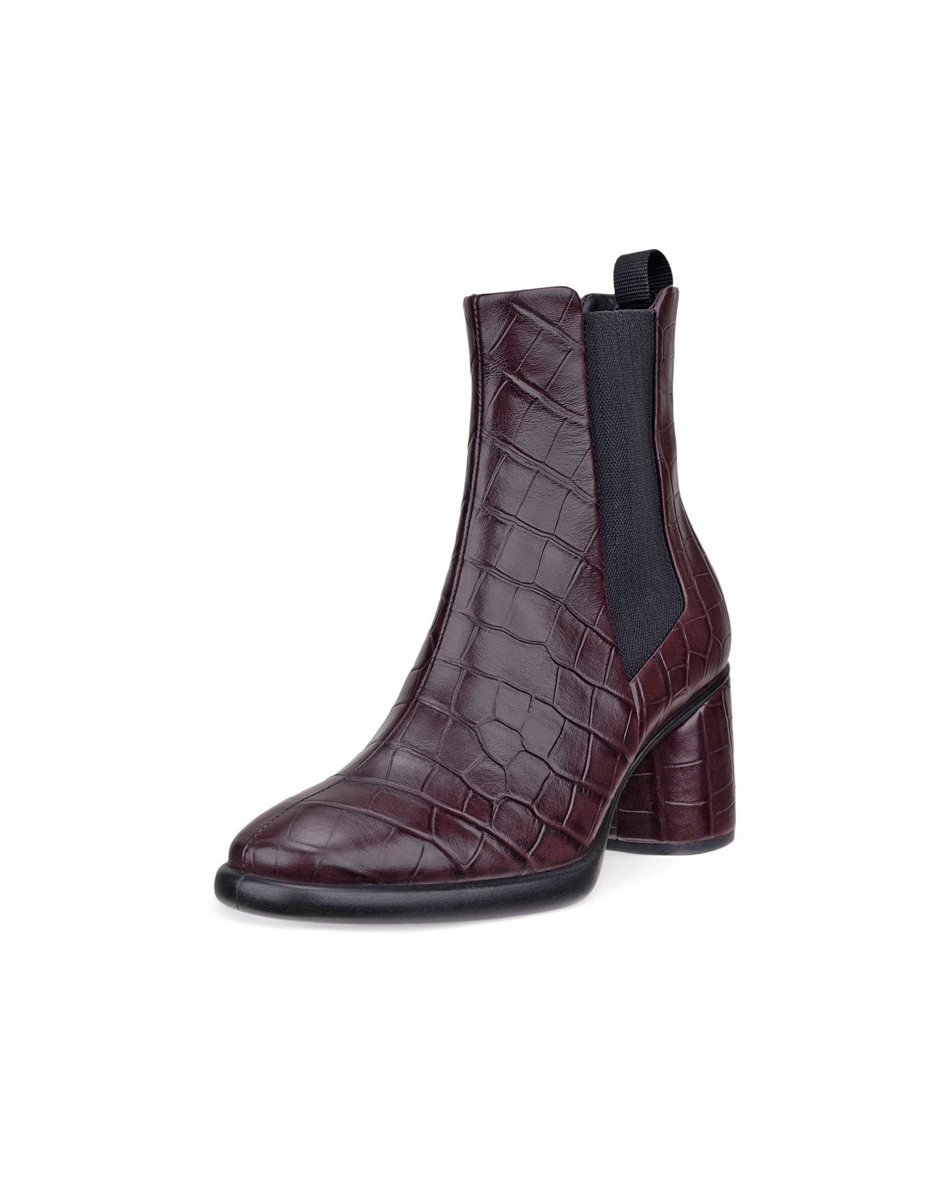 ECCO® SCULPTED LX 55 Damen Chelsea Boot aus Leder mit Absatz - Braun - Main