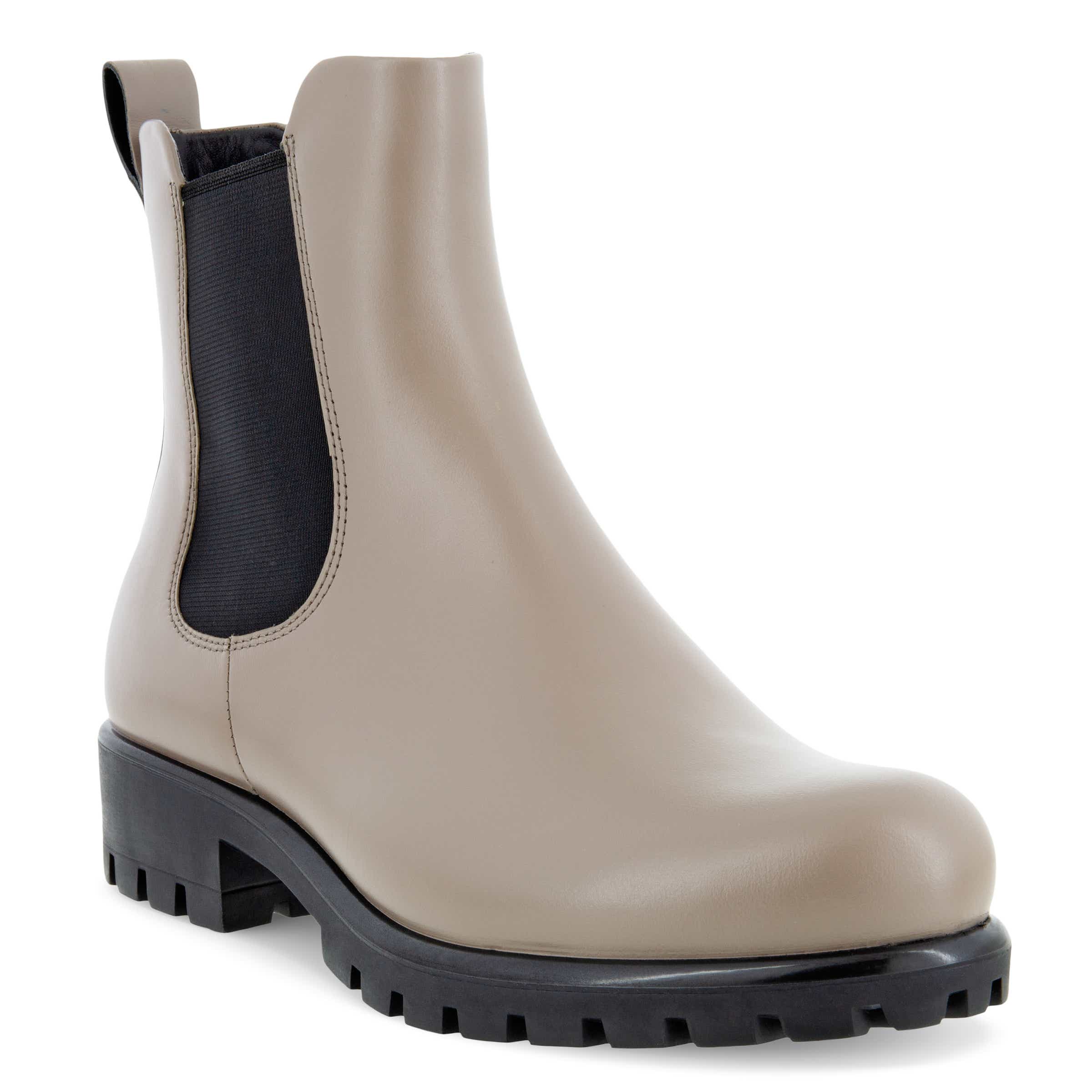 ECCO Modtray ウィメンズ レザーチェルシーブーツ - グレー - Main