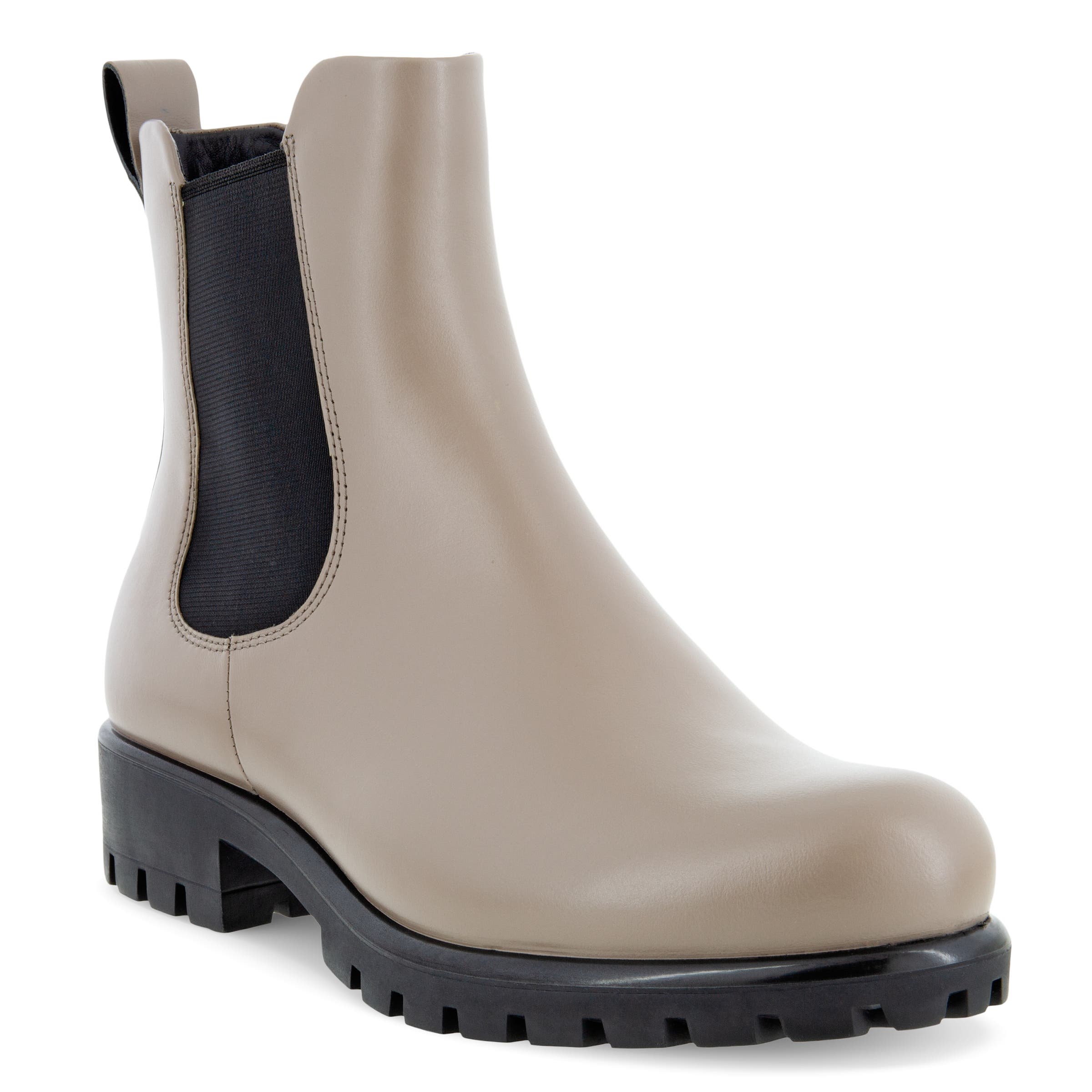 ECCO Modtray ウィメンズ レザーチェルシーブーツ - グレー - Main