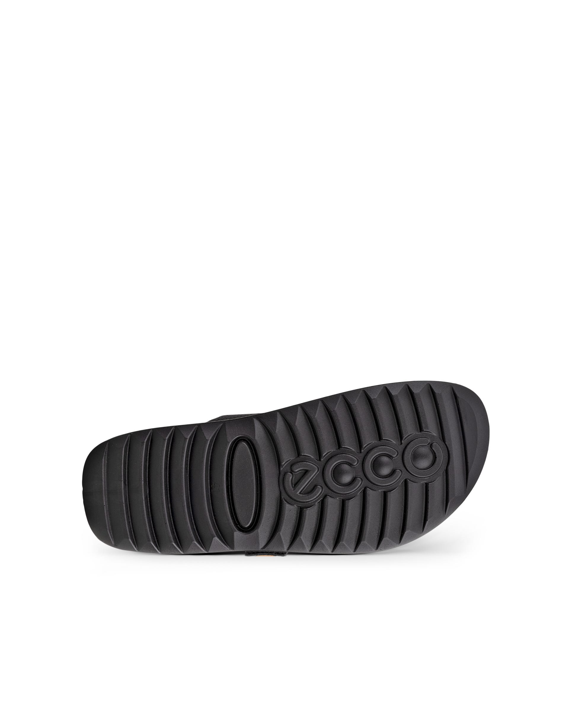 ECCO Cozmo Sandal 60 メンズ レザー2ストラップサンダル - ブラック - Sole