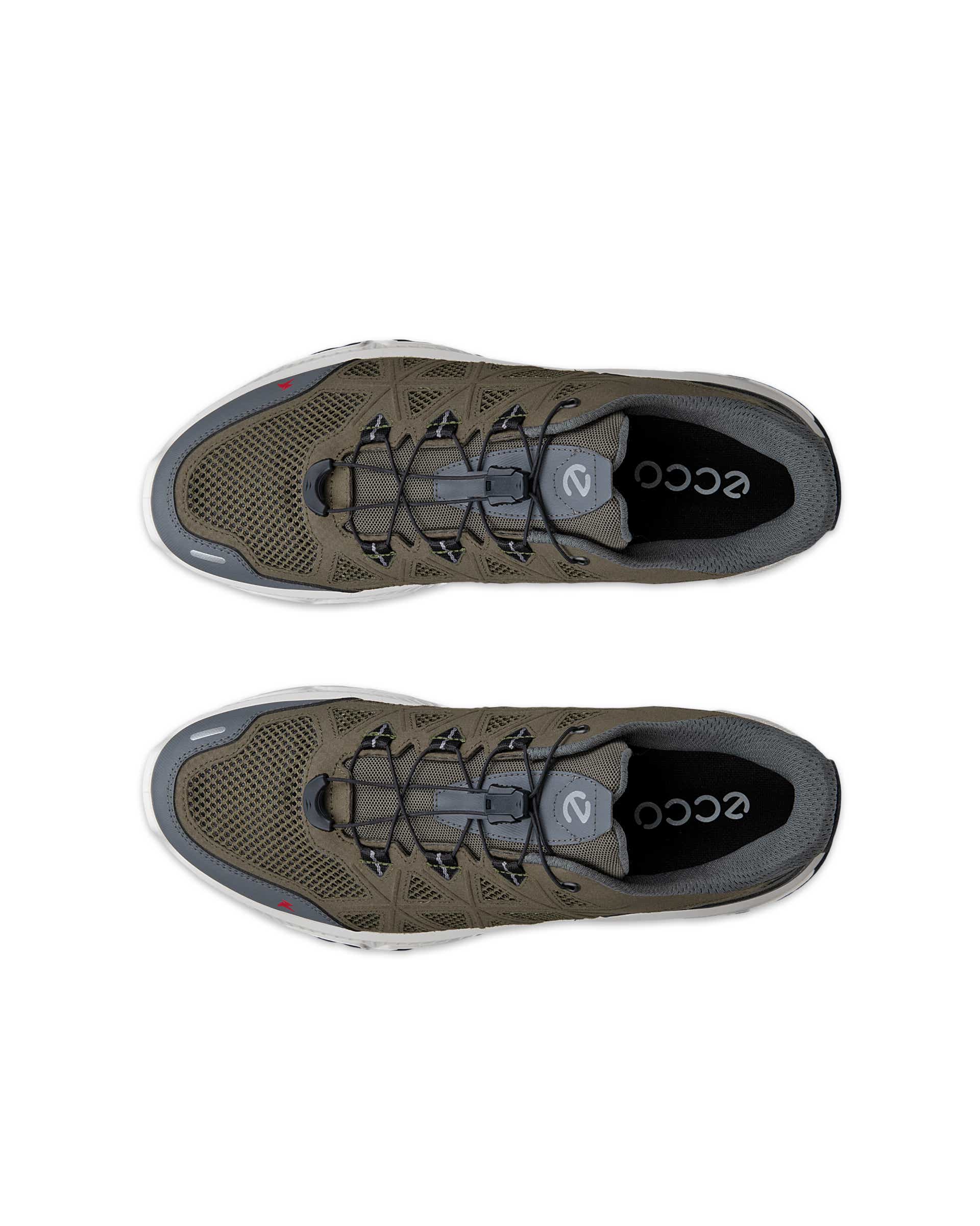 ECCO® RECEPTOR XP outdoor sneaker i tekstil til herrer - Grøn - Top left pair