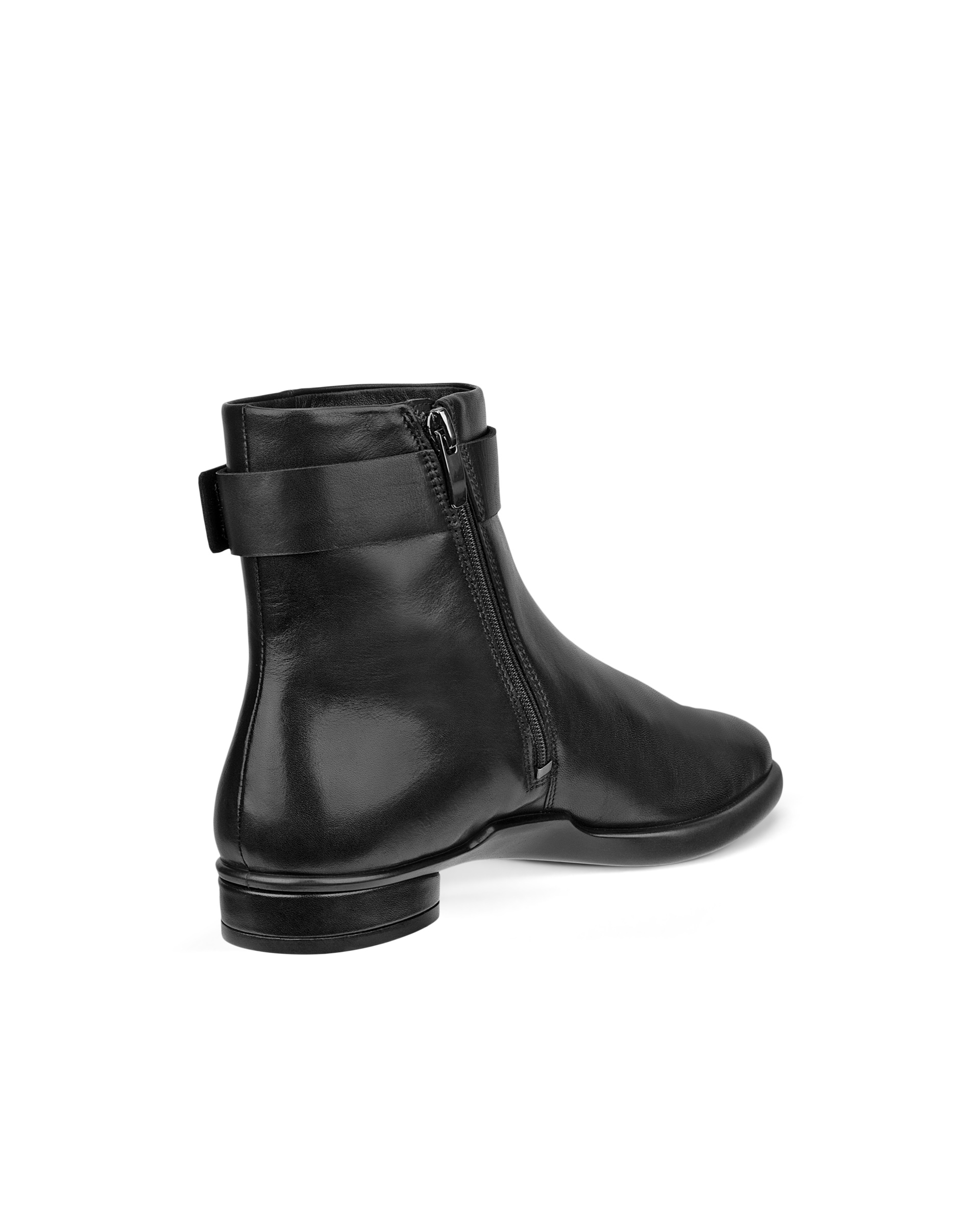 ECCO® Sculpted LX bottines en cuir pour femme - Noir - Back