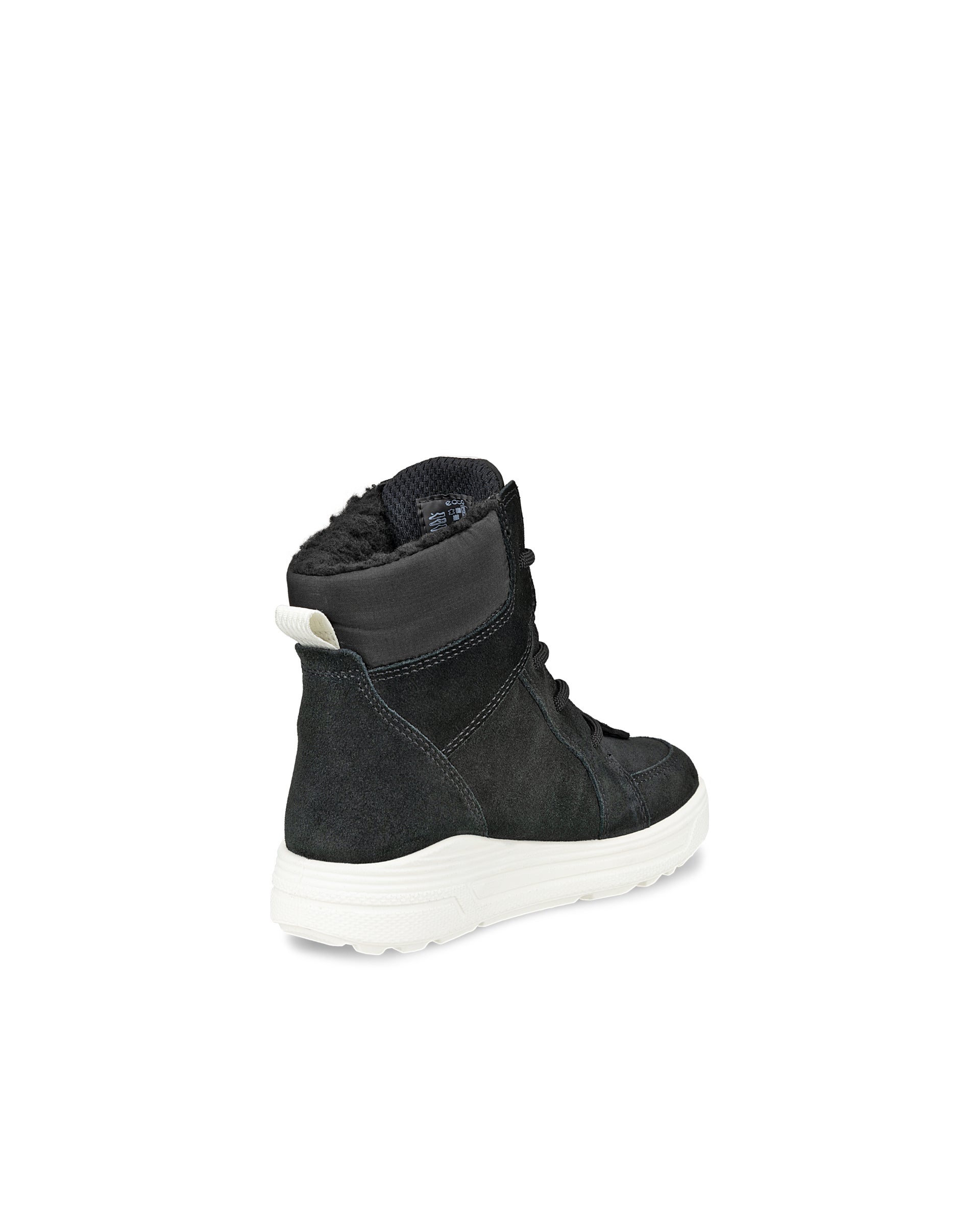 Lasten ECCO® Urban Snowboarder mokkanahkaiset Gore-Tex -talvinilkkurit - Musta - Back