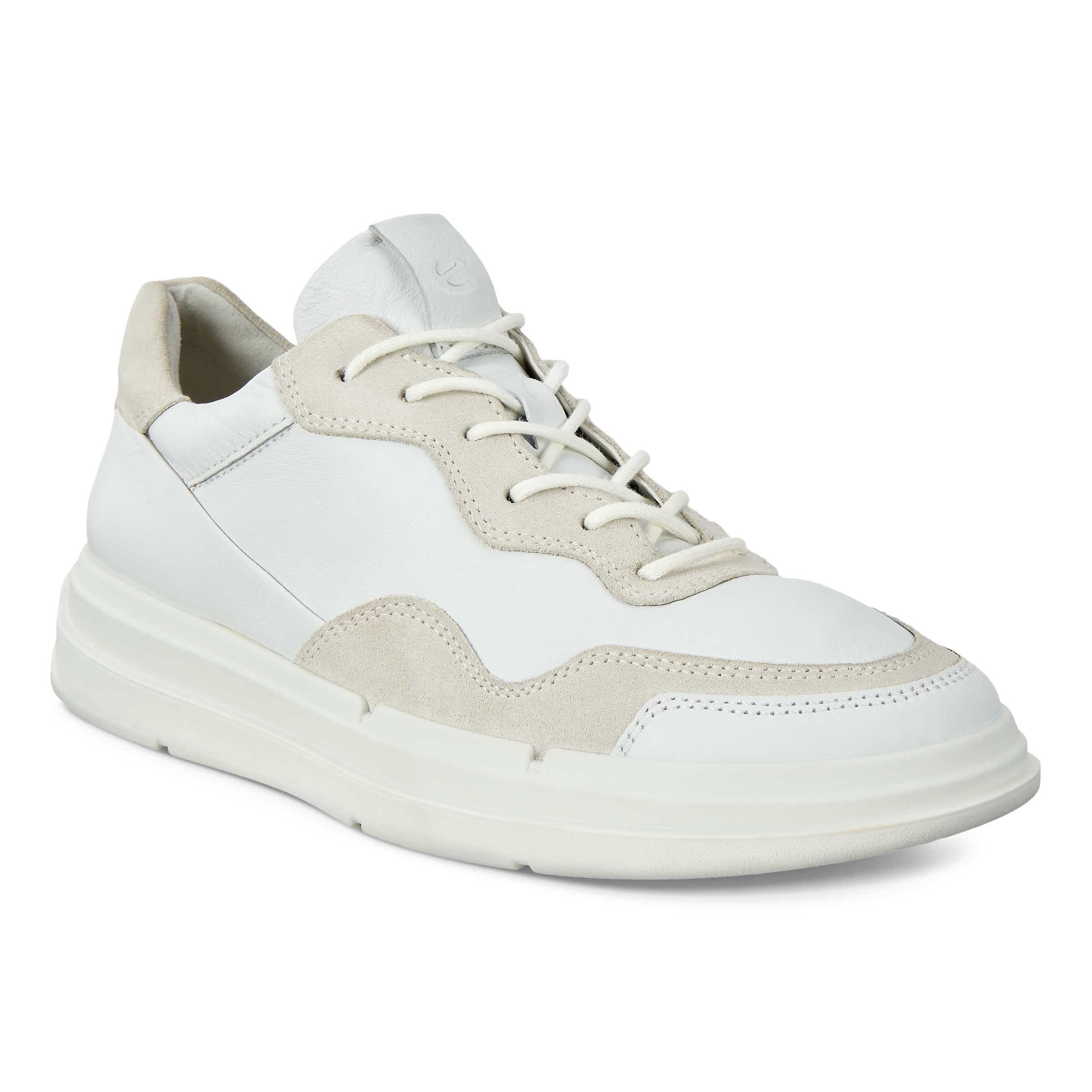 Women's ECCO® Soft X Leather Sneaker - White - Main