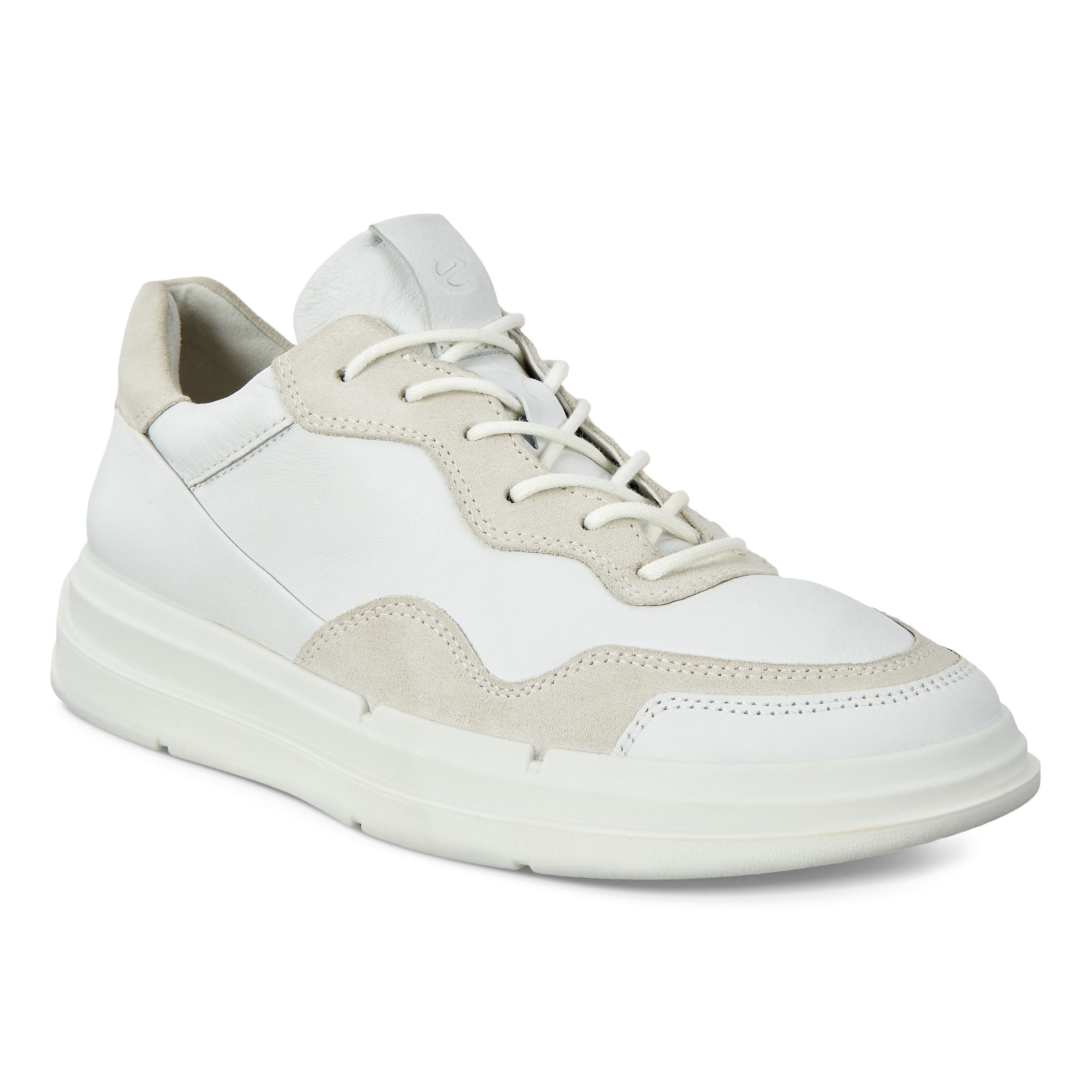 Women's ECCO® Soft X Leather Sneaker - White - Main