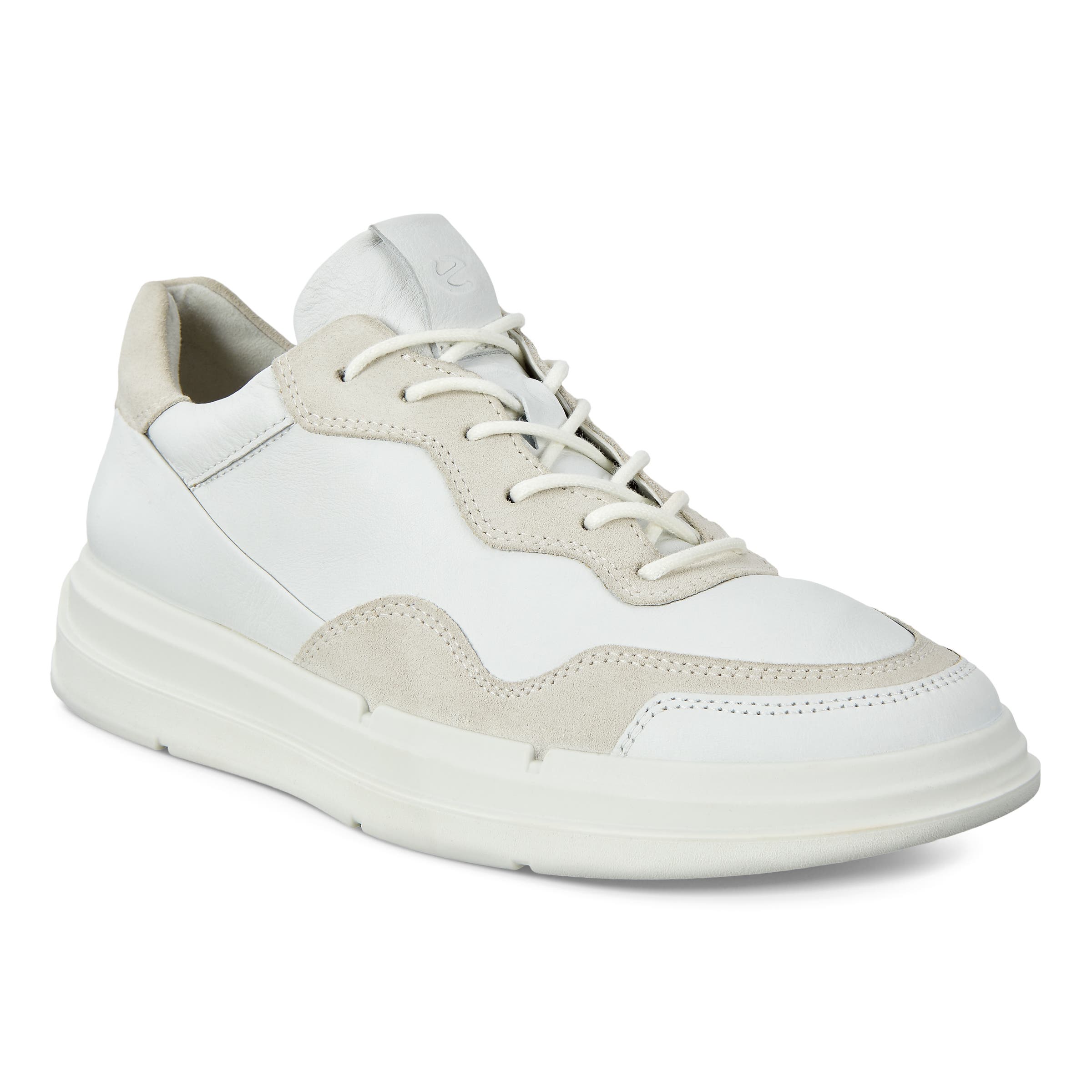 Women's ECCO® Soft X Leather Sneaker - White - Main