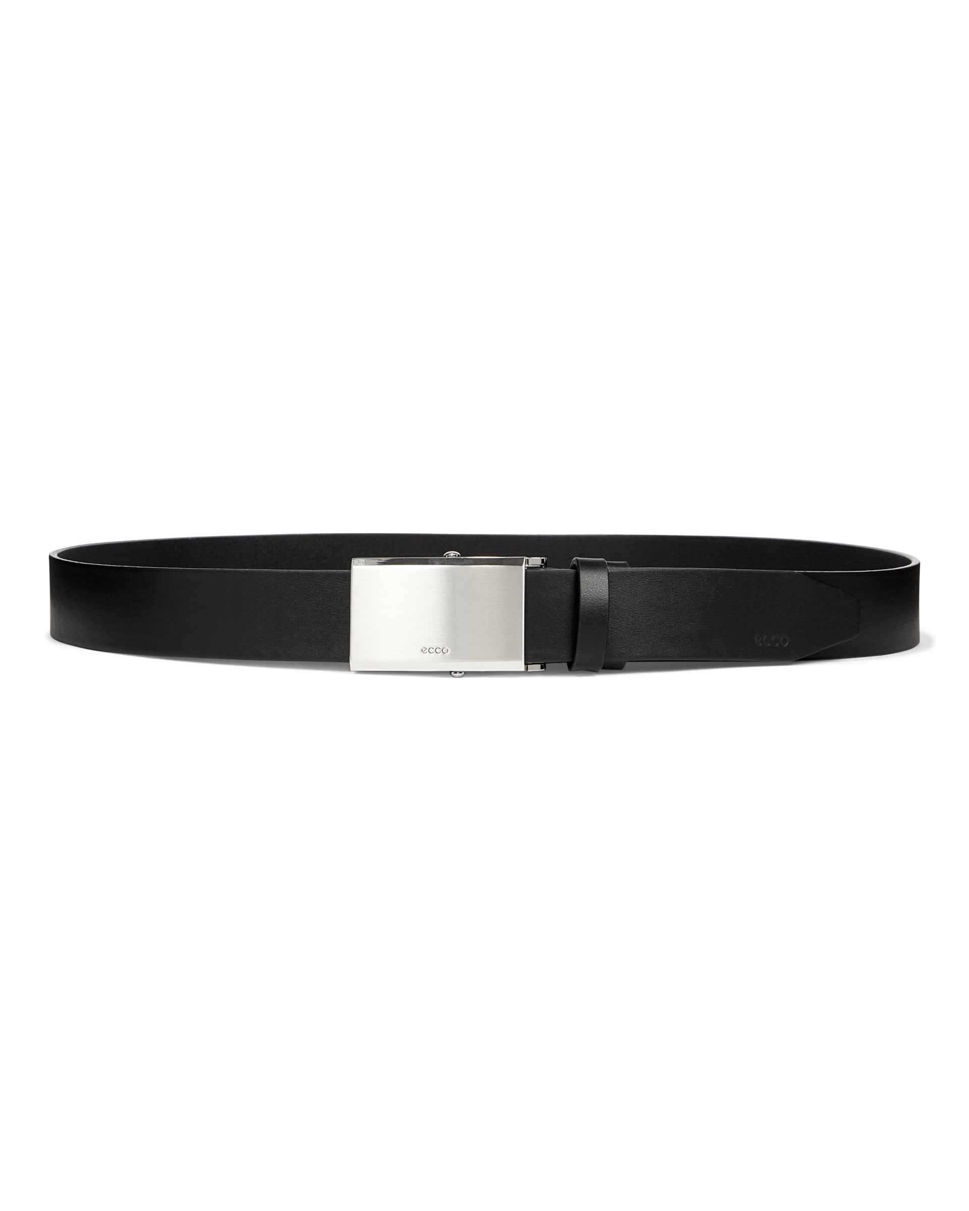 Pánsky nastaviteľný formálny kožený opasok  ECCO® Belts - Čierna - Main