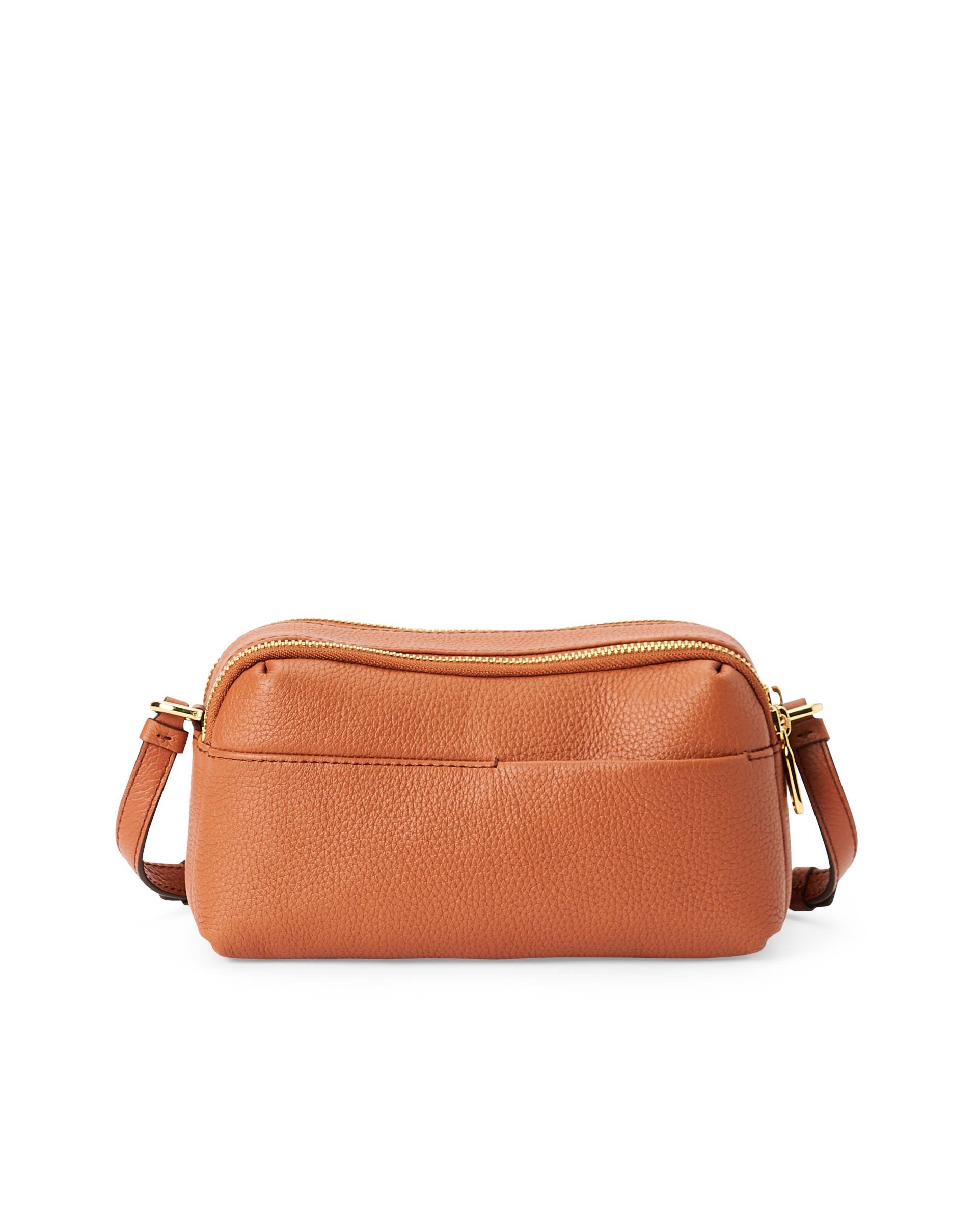 ECCO® Leather Curve Camera Bag - Brown - Back