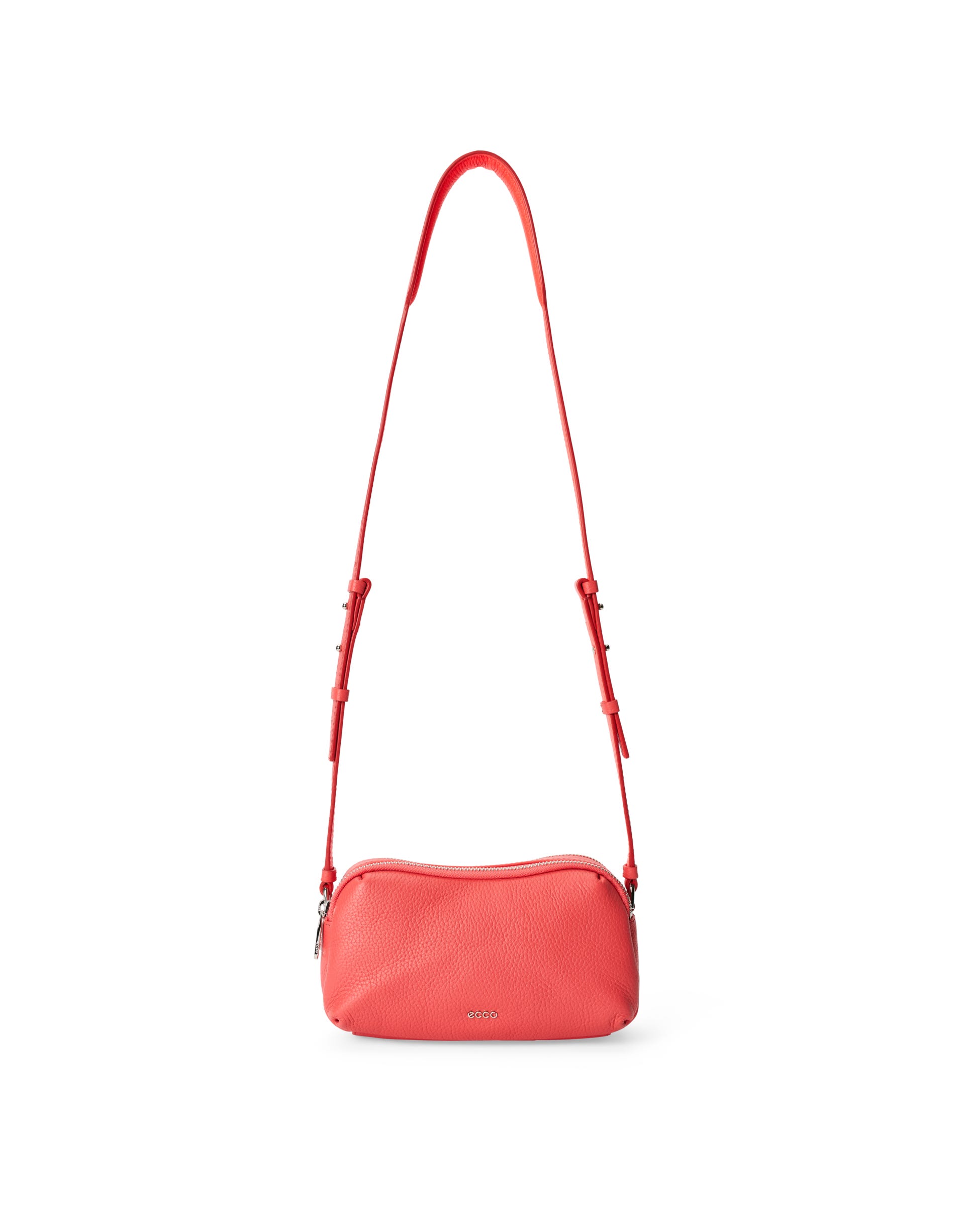 ECCO® Leather Camera Bag Bag - Red - Main
