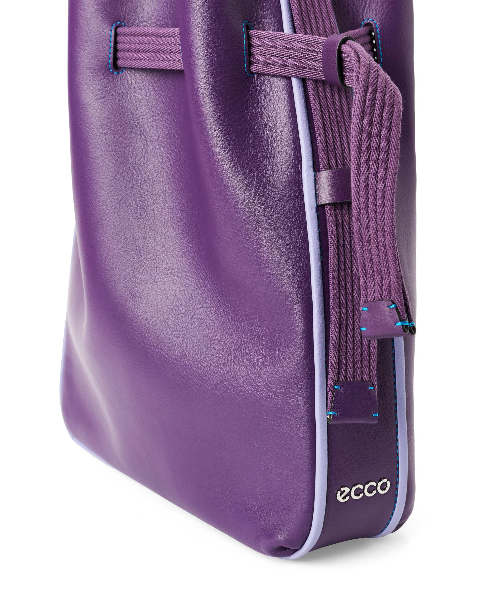 ECCO Sail Bag M レザーショルダーバッグ - パープル - Detail-2