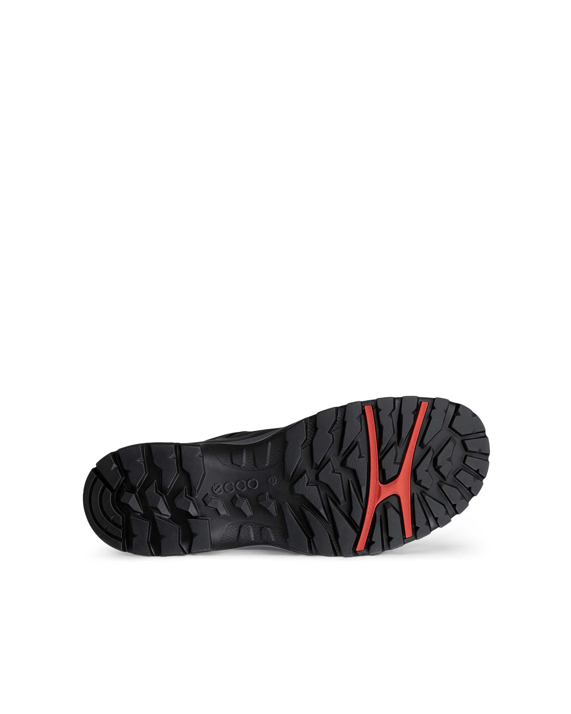 ECCO® RECEPTOR TREKK chaussures de randonnée imperméable en nubuck pour homme - Noir - Sole