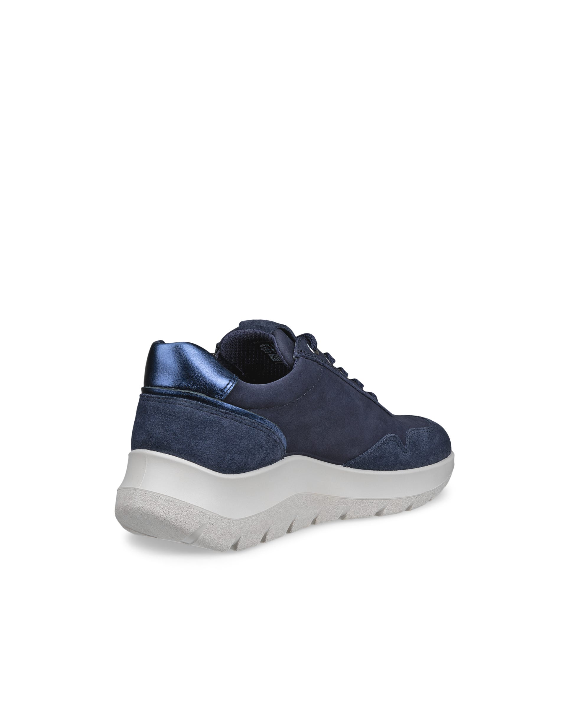 Women's ECCO® VALERIE Nubuck Trainer - Blue - Outside